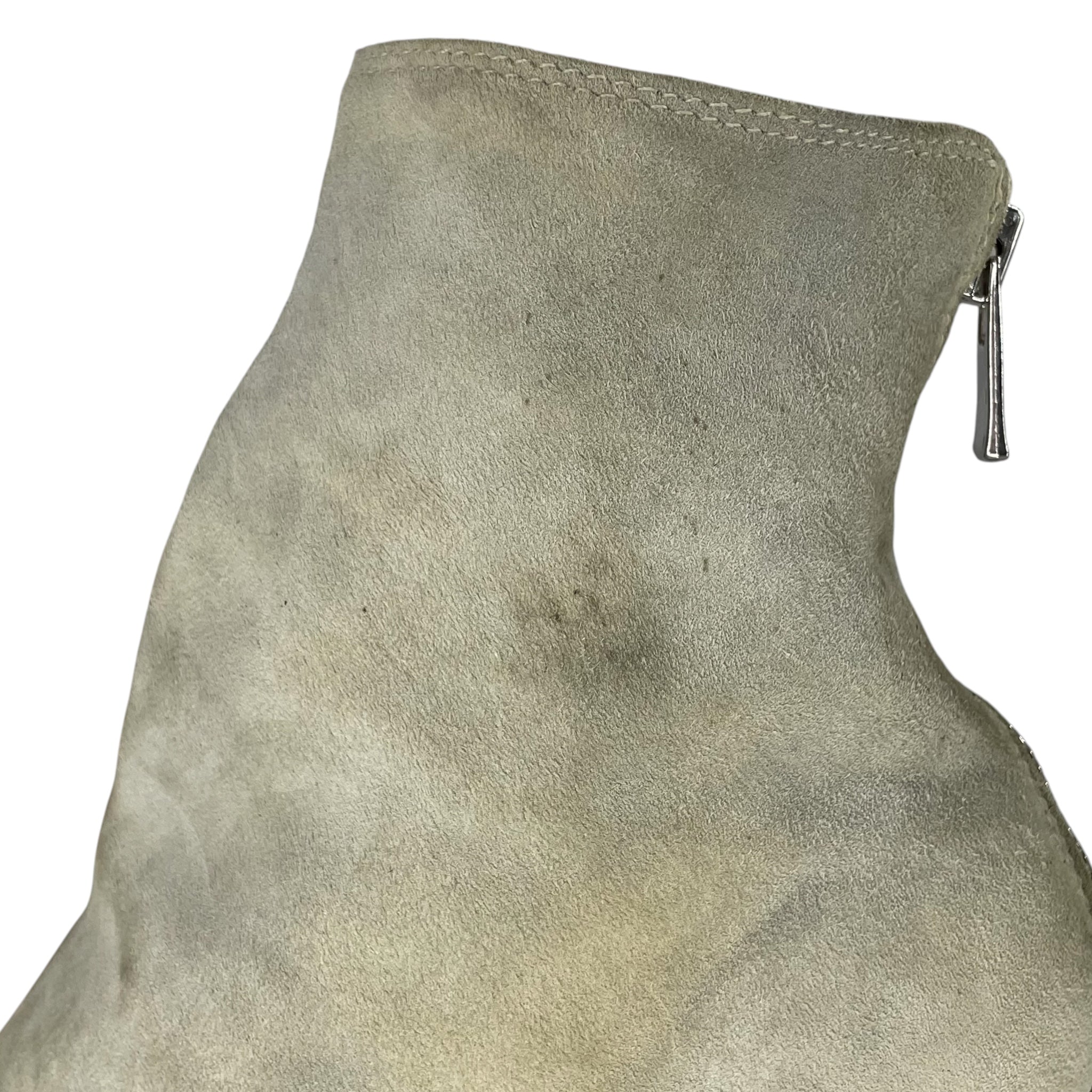 GUIDI/Booties/EU 39/Suede/WHT/PLATFORM HEELED view 8