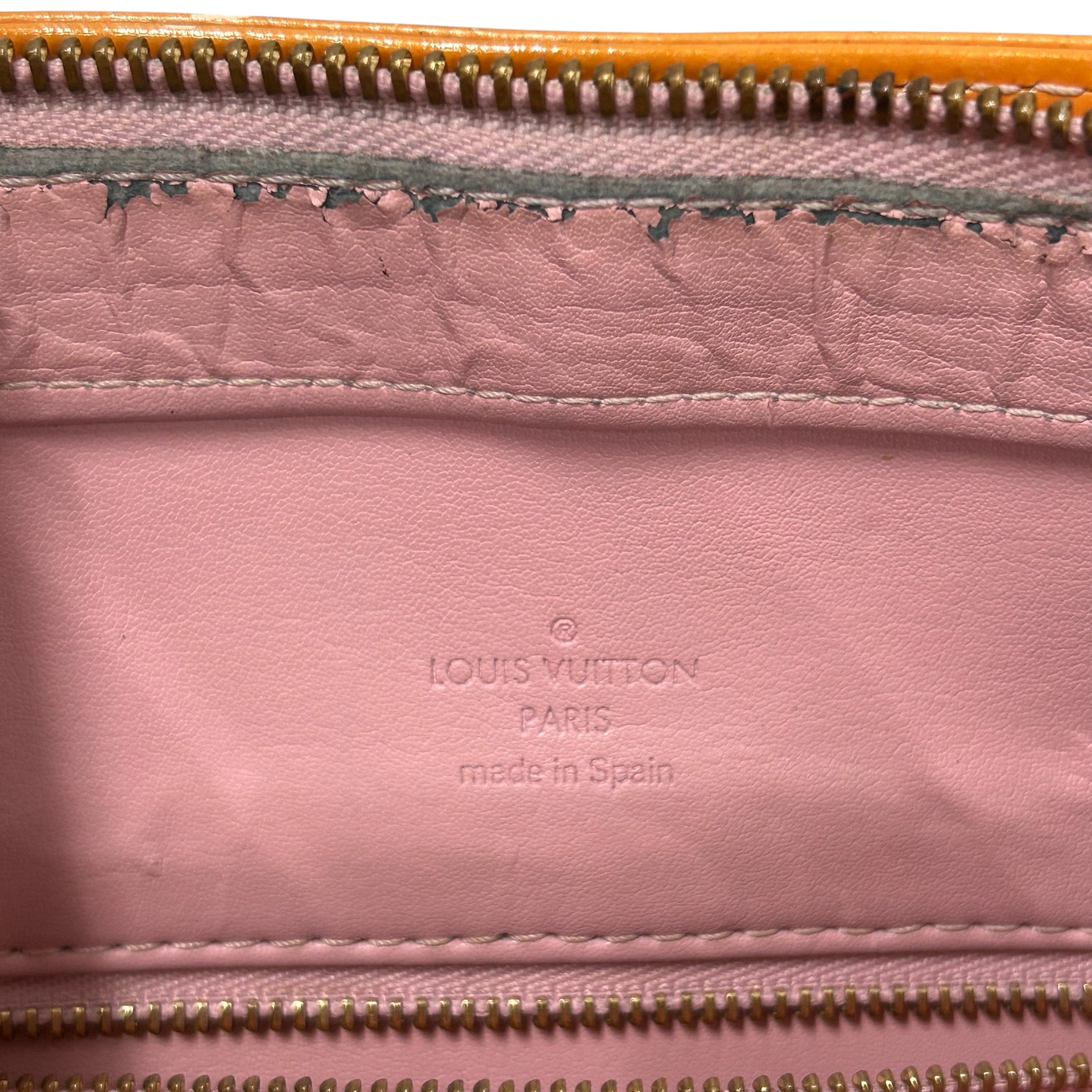 LOUIS VUITTON/Tote Bag/Monogram/Leather/YEL/Vernis Yellow view 7