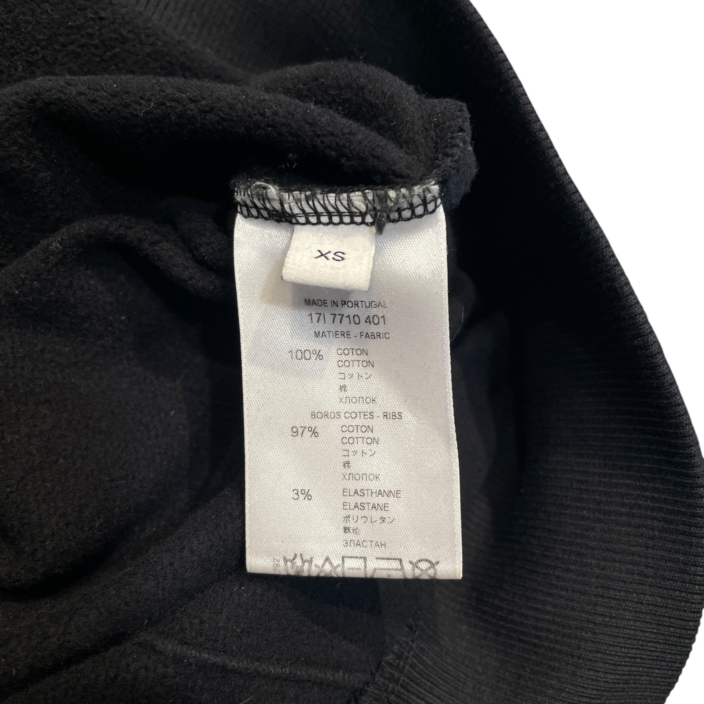 GIVENCHY/Sweatshirt/XS/Cotton/BLK/Plastic Star Collar view 5