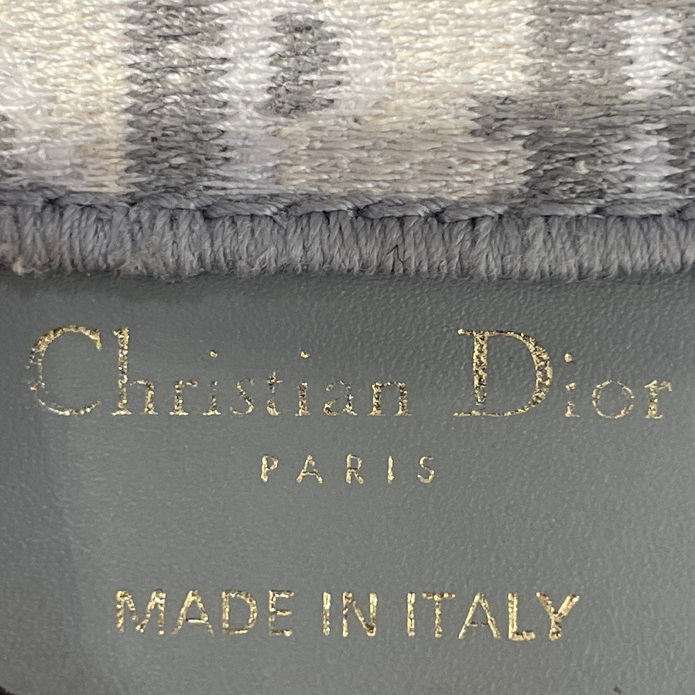 Christian Dior/Cross Body Bag/OS/Monogram/Cotton/GRY/SADDLE SLIM view 5