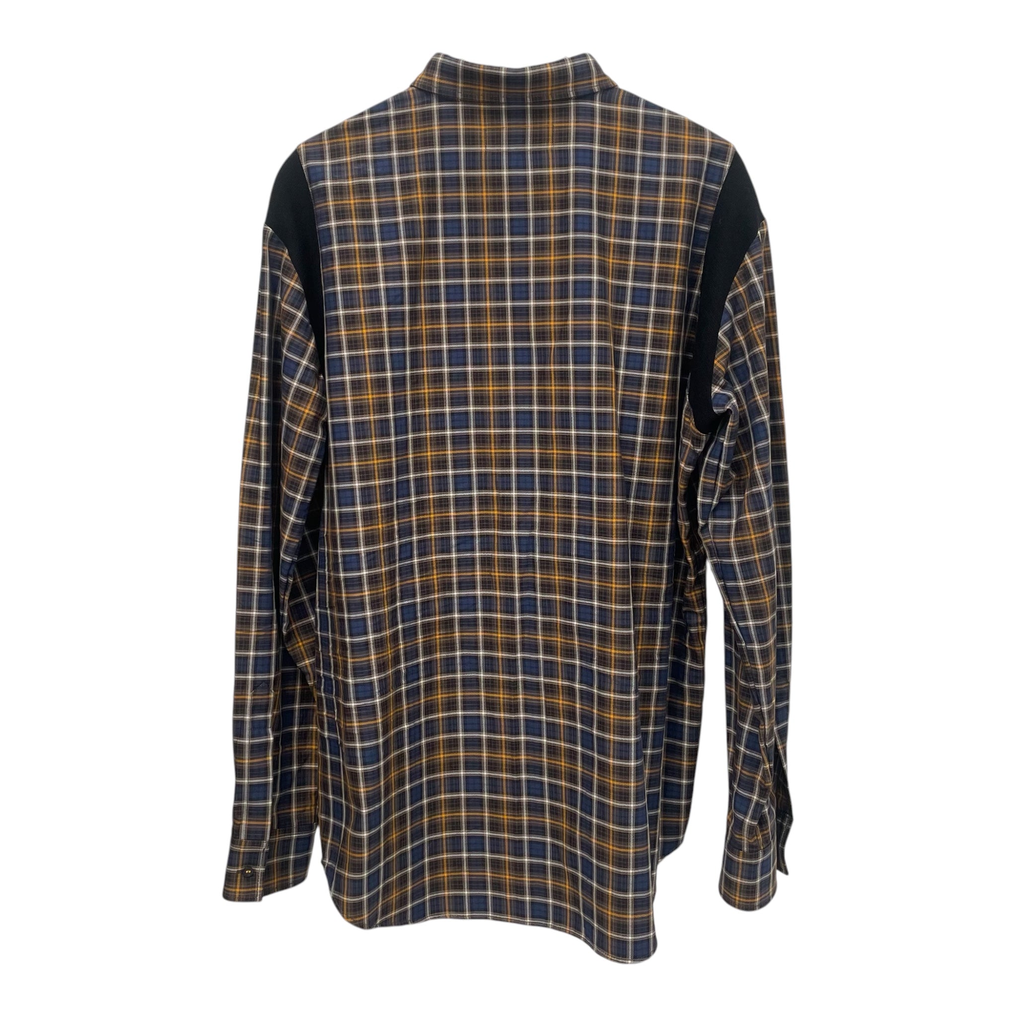 DSQUARED2/Flannel Shirt/52/Cotton/BLU/Plaid/BLUE WHITE ORANGE FLANNEL view 2