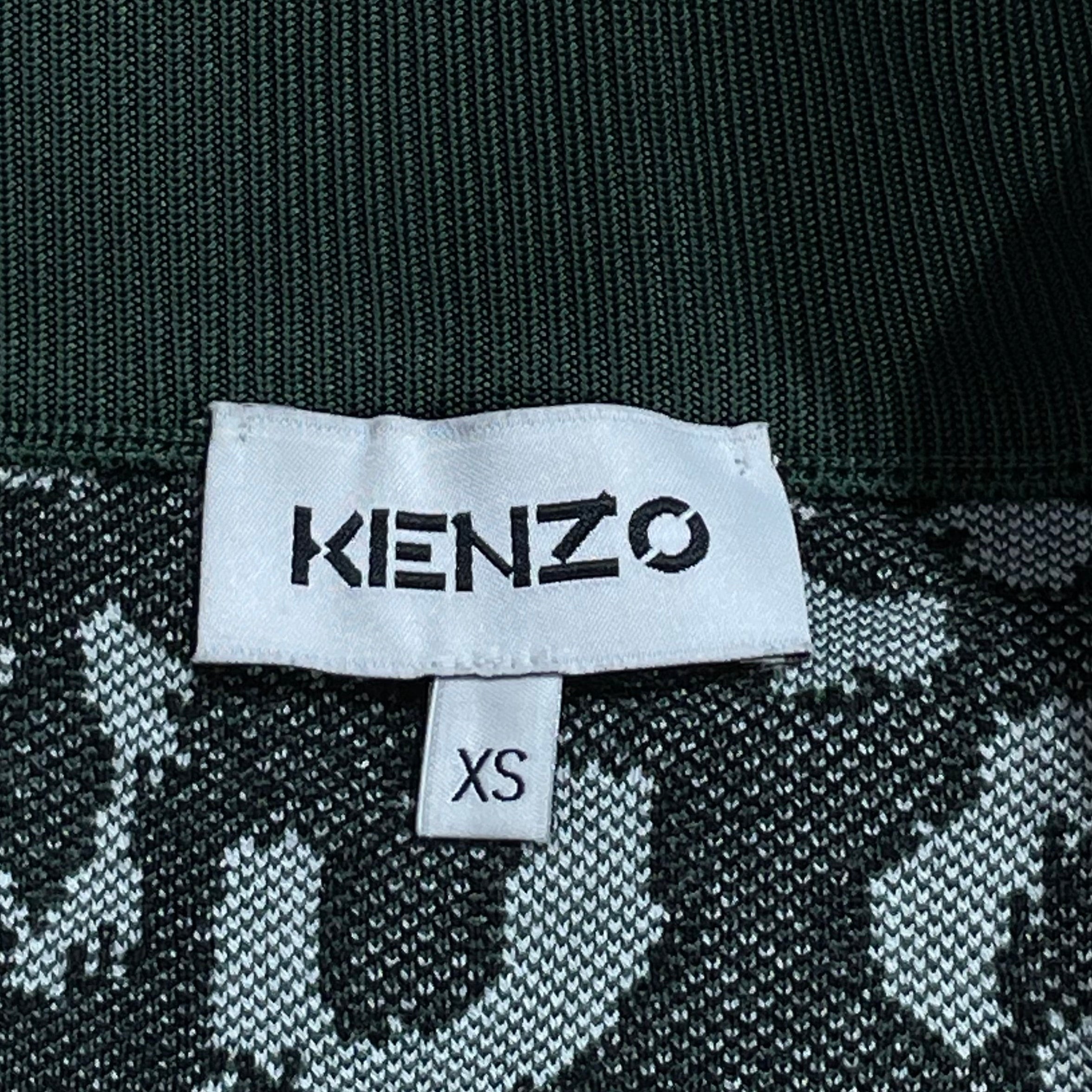 KENZO/Skirt/XS/Leopard/Rayon/GRN/JCQRD KNIT CHEETAH view 3