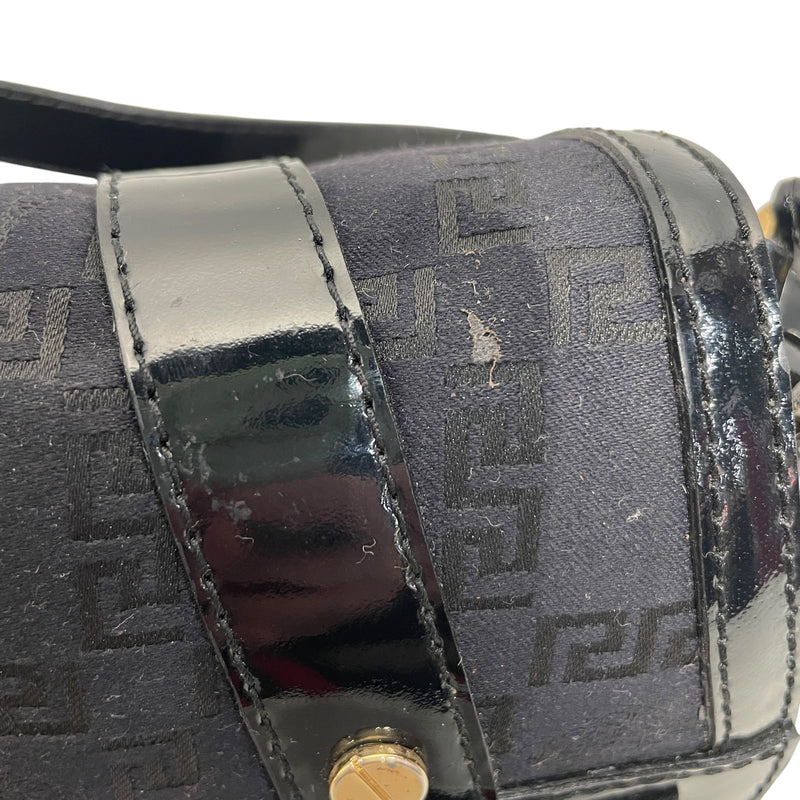 VERSACE/Cross Body Bag/Monogram/BLK/
