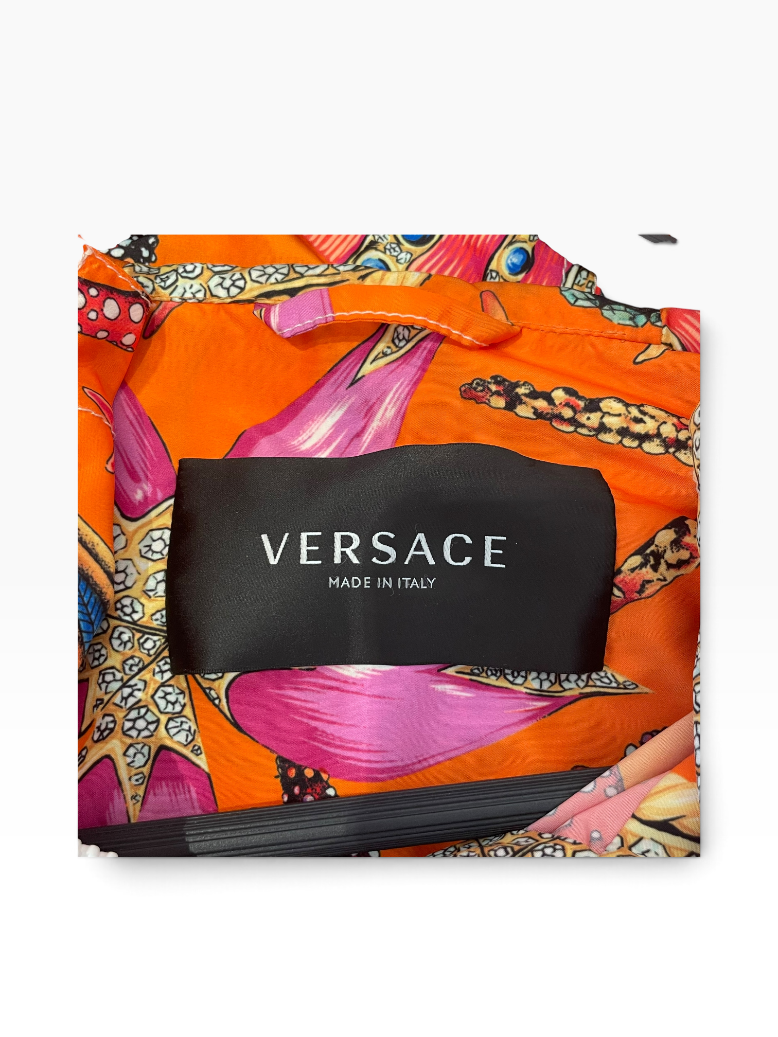 VERSACE/Windbreaker/M/Nylon/ORN/All Over Print/SEASHELL WINDBREAKER view 2