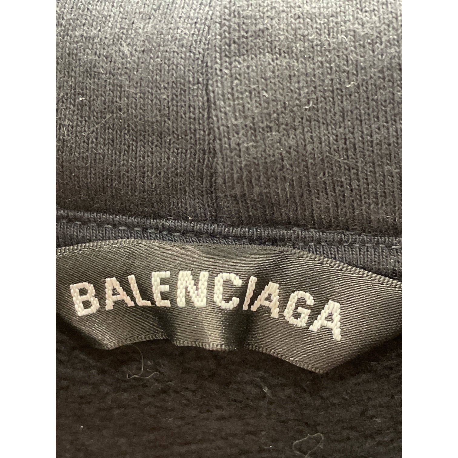 BALENCIAGA/Hoodie/XS/Cotton/BLK/Oversize/one likes two likes three like view 3