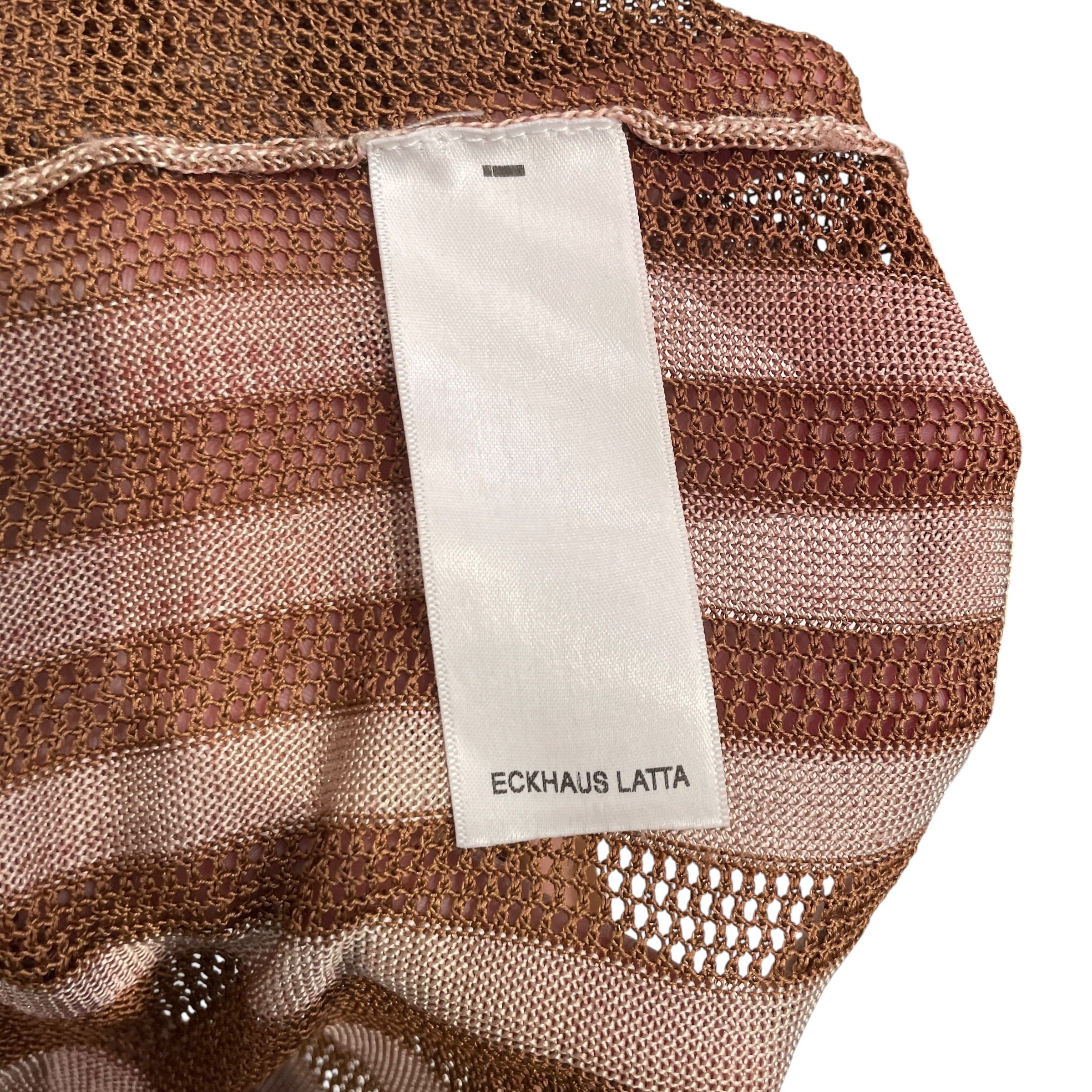ECKHAUS LATTA/LS T-Shirt/M/Stripe/Polyester/BRW/"RUST" SLINK SWEATER view 4