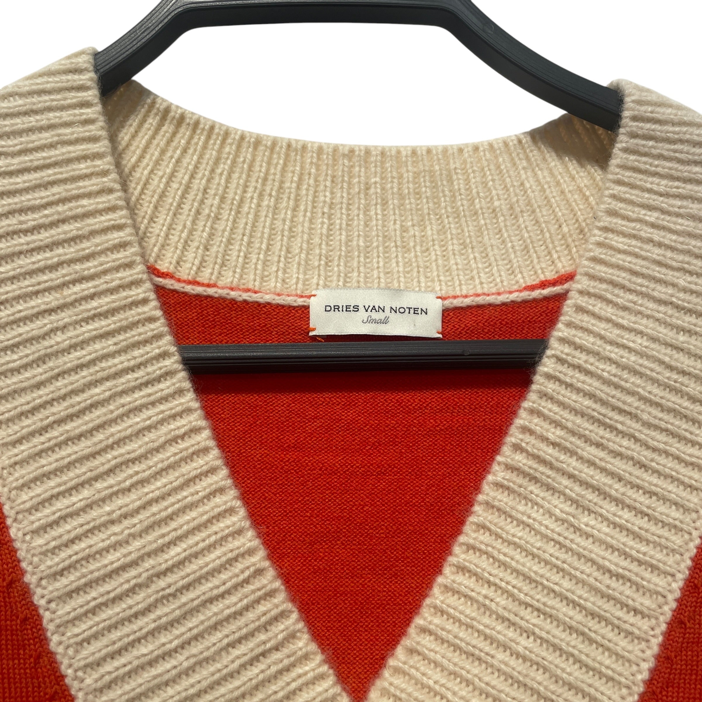 DRIES VAN NOTEN/Tops/S/Cotton/ORN/Knitted V-Neck Vest view 2