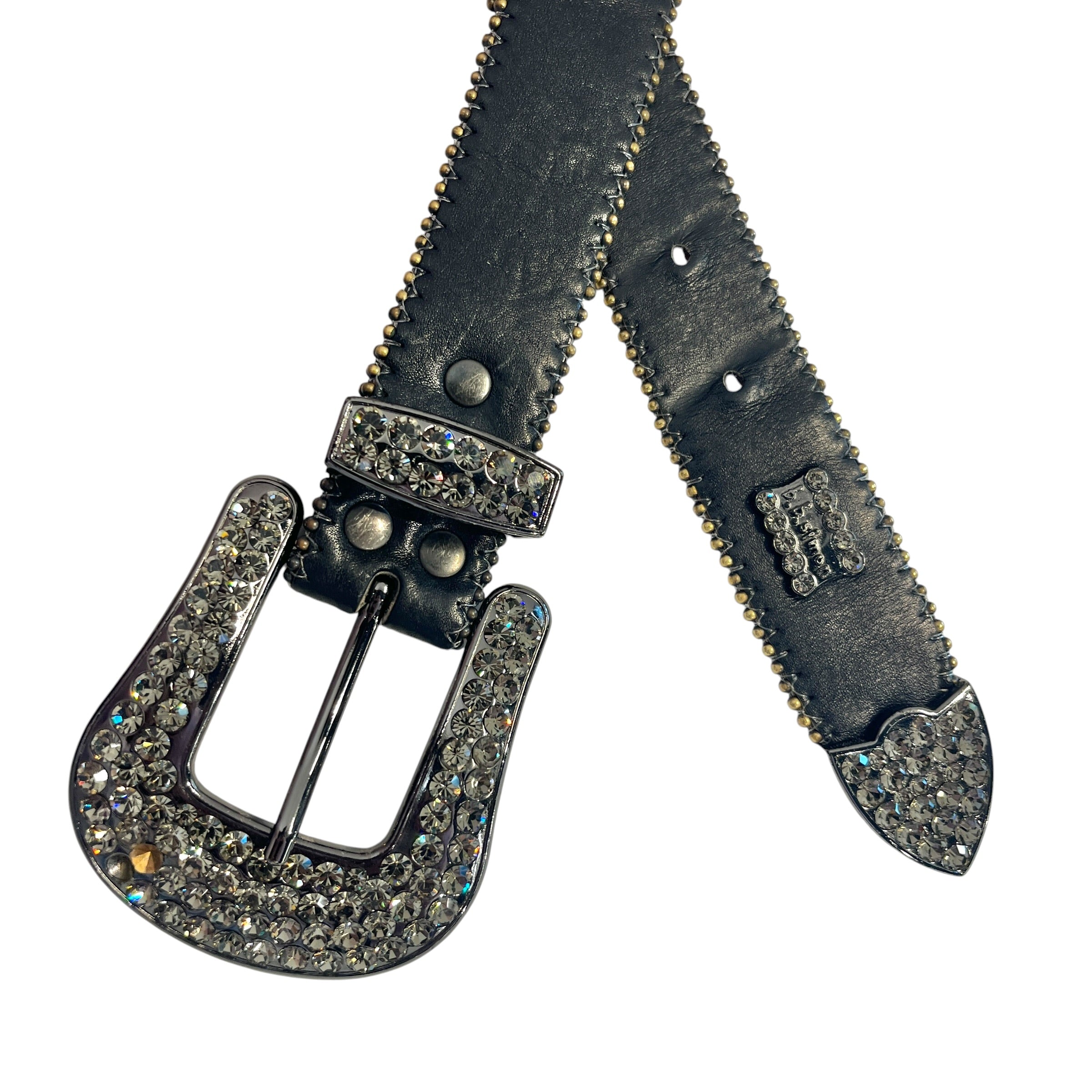 b.b.simon/Belt/Leather/BLK/M's/LOADED MIDNIGHT view 2