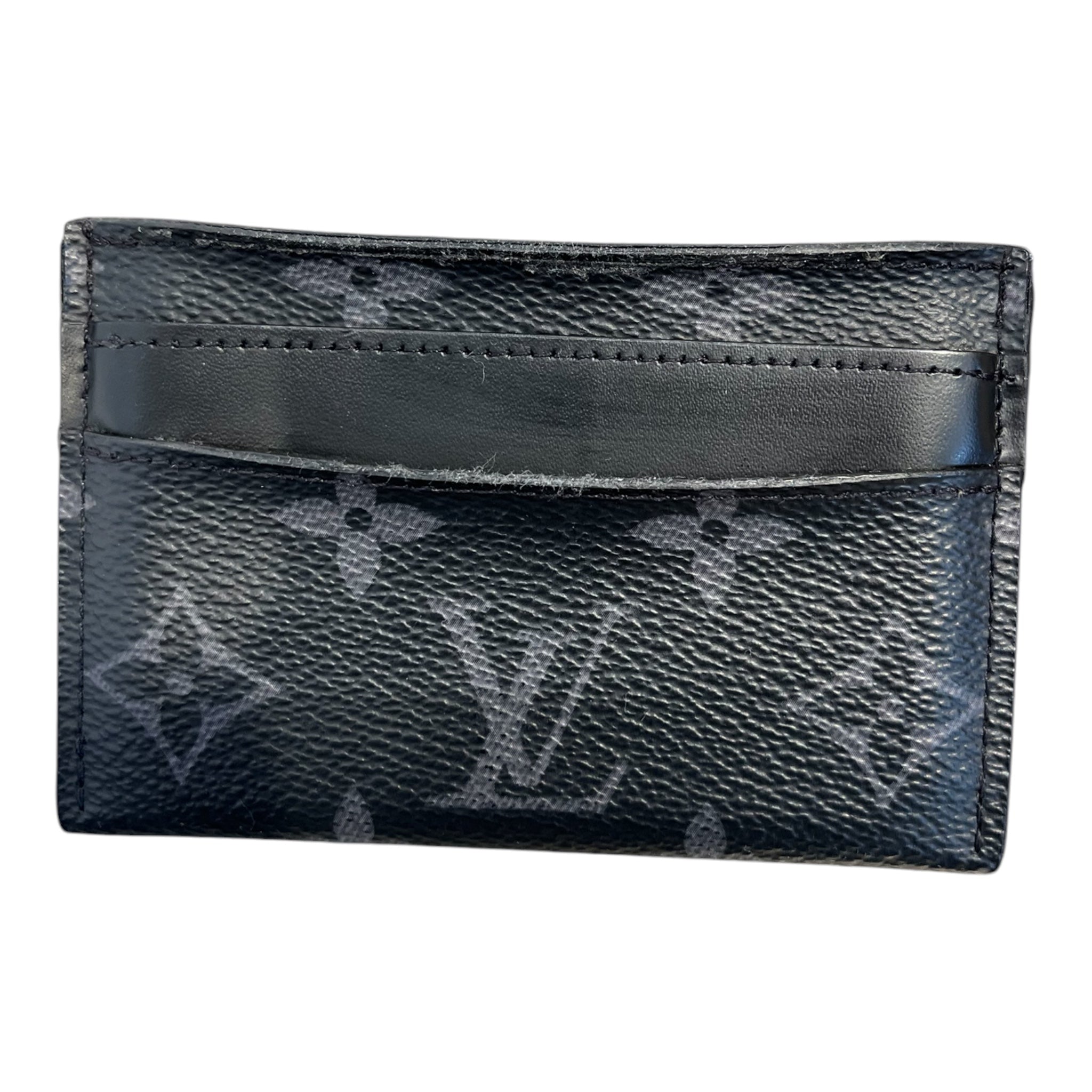 LOUIS VUITTON/Wallet/Monogram/Leather/BLK/M's/Card Holder view 2