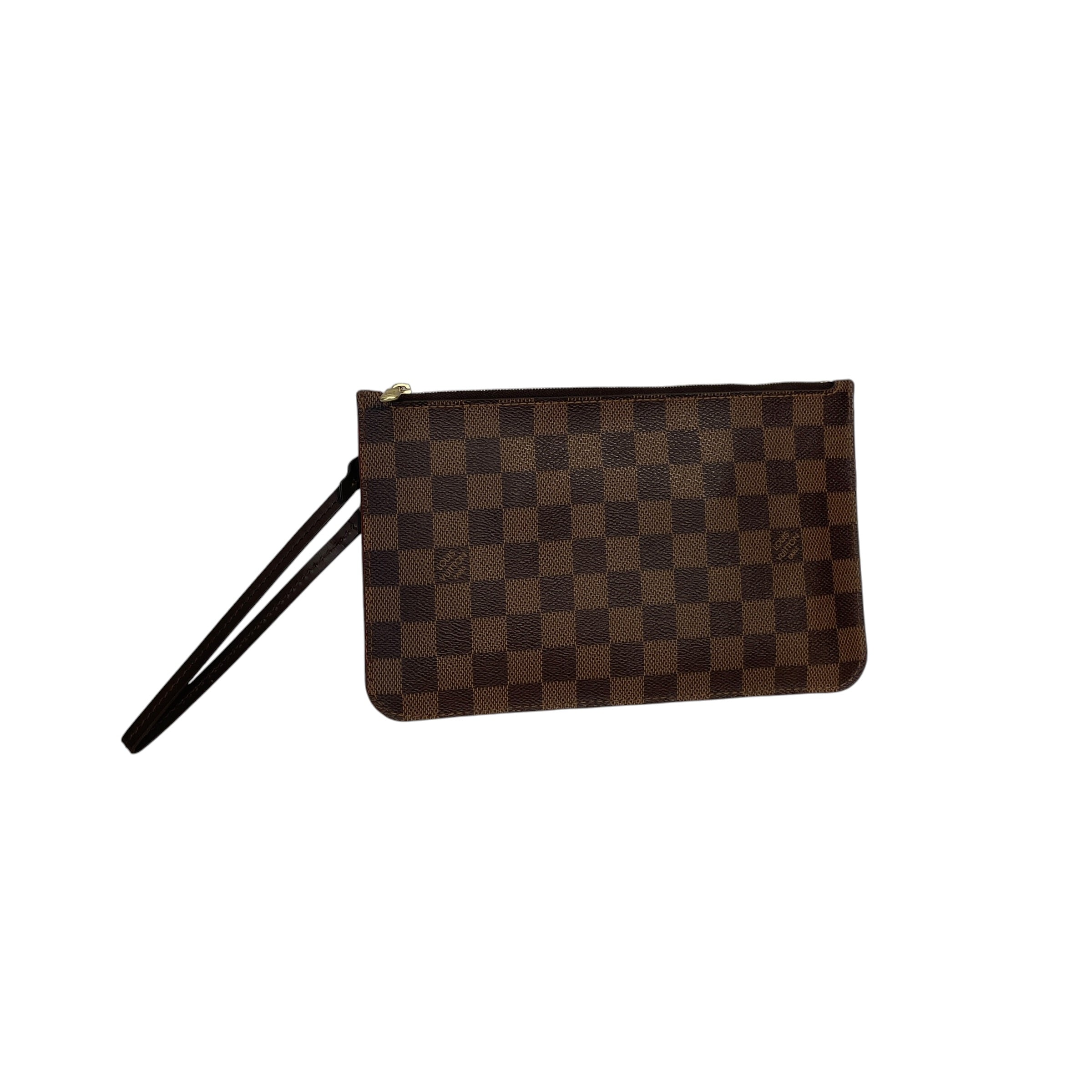 LOUIS VUITTON/Clutch Bag/Leather/BRW/DAMIER EBENE NEVERFULL view 1