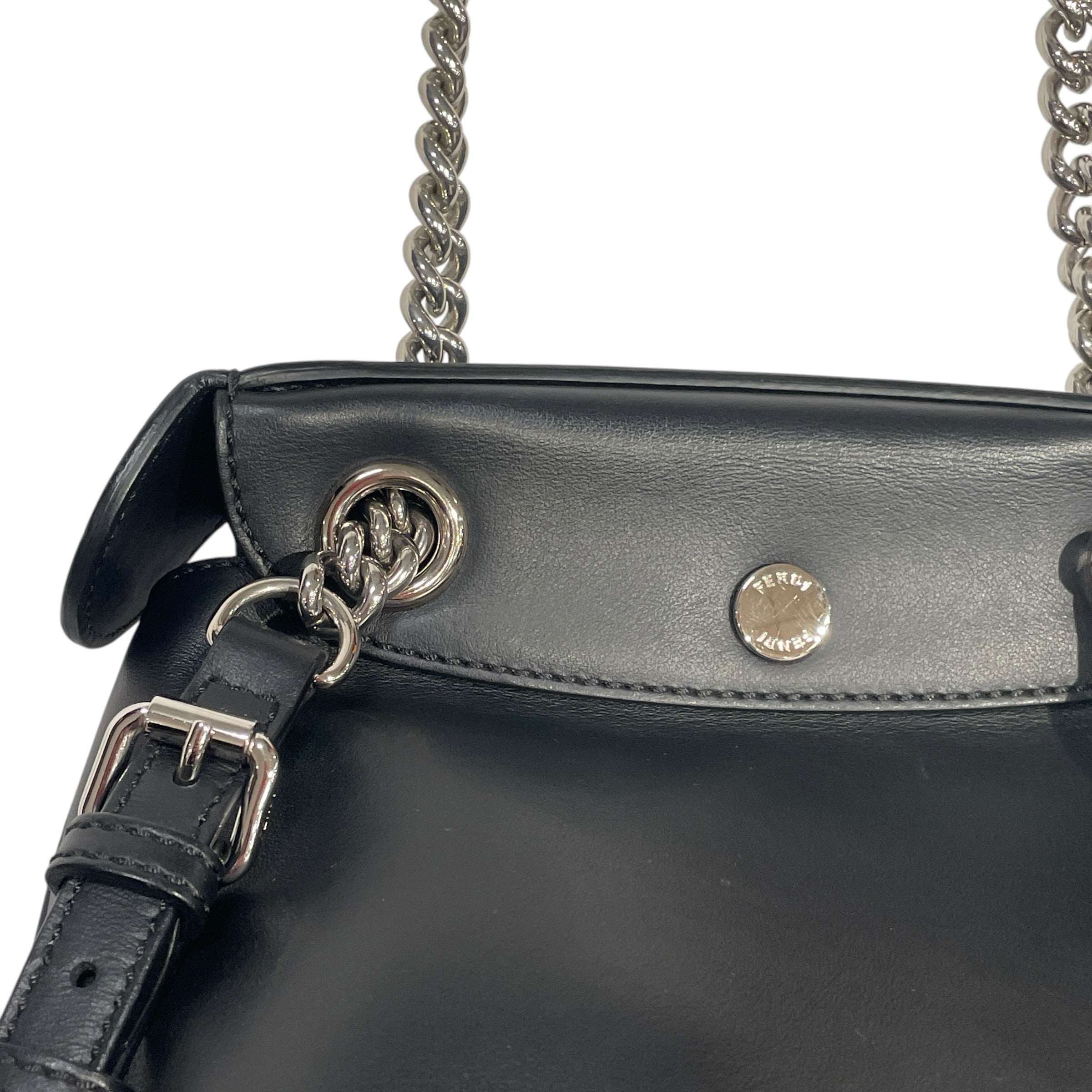 FENDI/Cross Body Bag/Leather/BLK/BACK TO SCHOOL MINI view 7