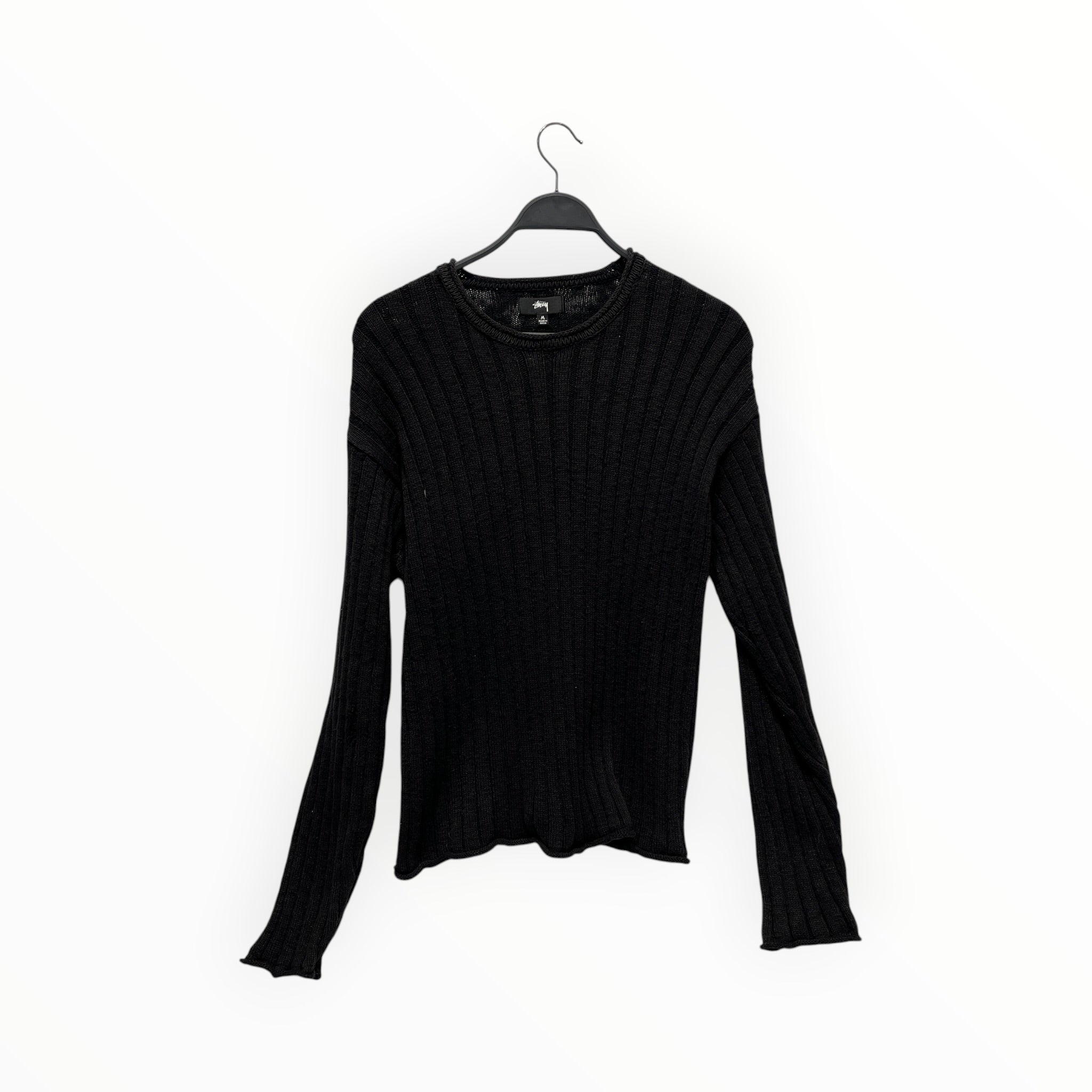 STUSSY/Sweater/M/Cotton/BLK/ view 1