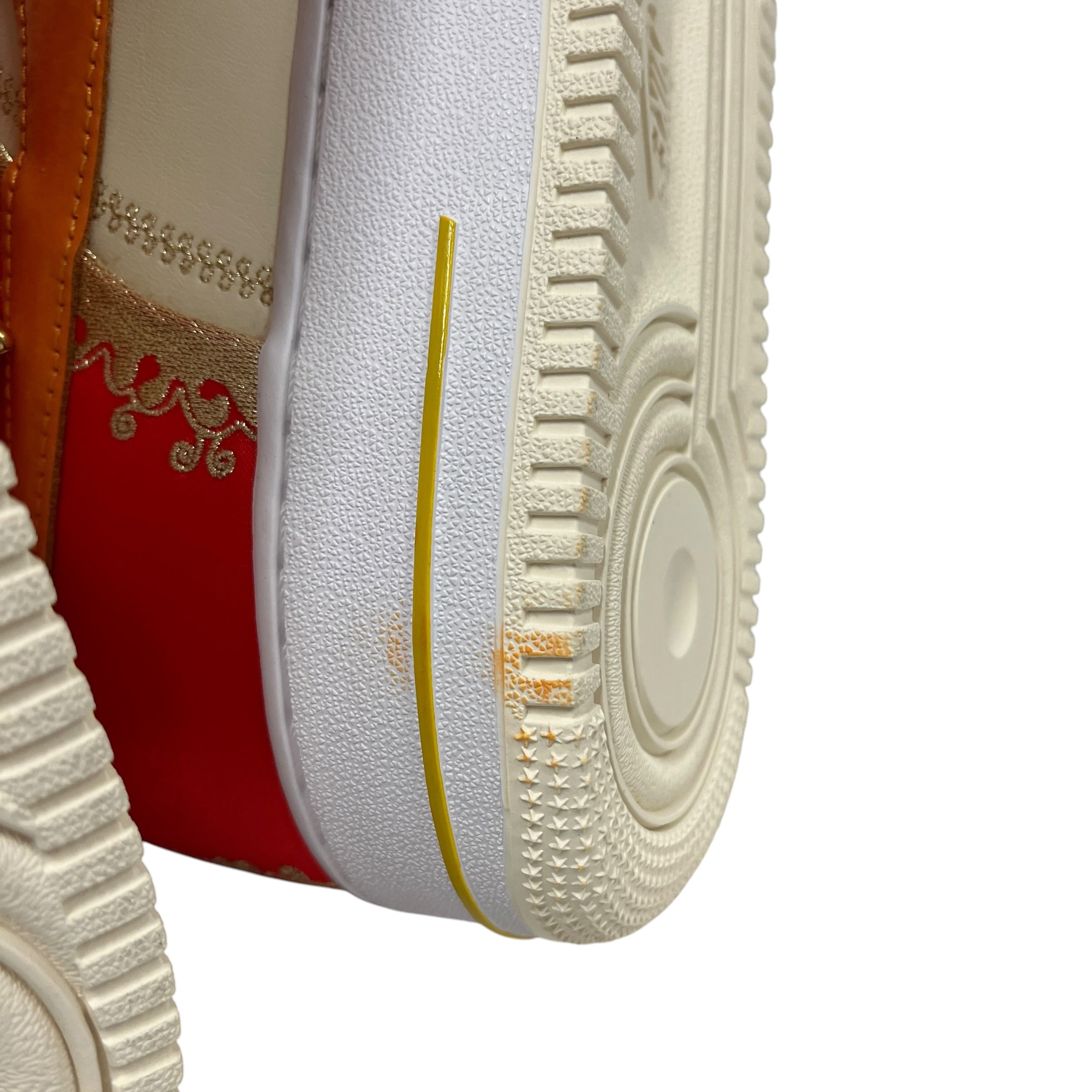 NIKE/Low-Sneakers/US 13/Graphic/Leather/MLT/U-Tip/AIR FORCE 1 view 4