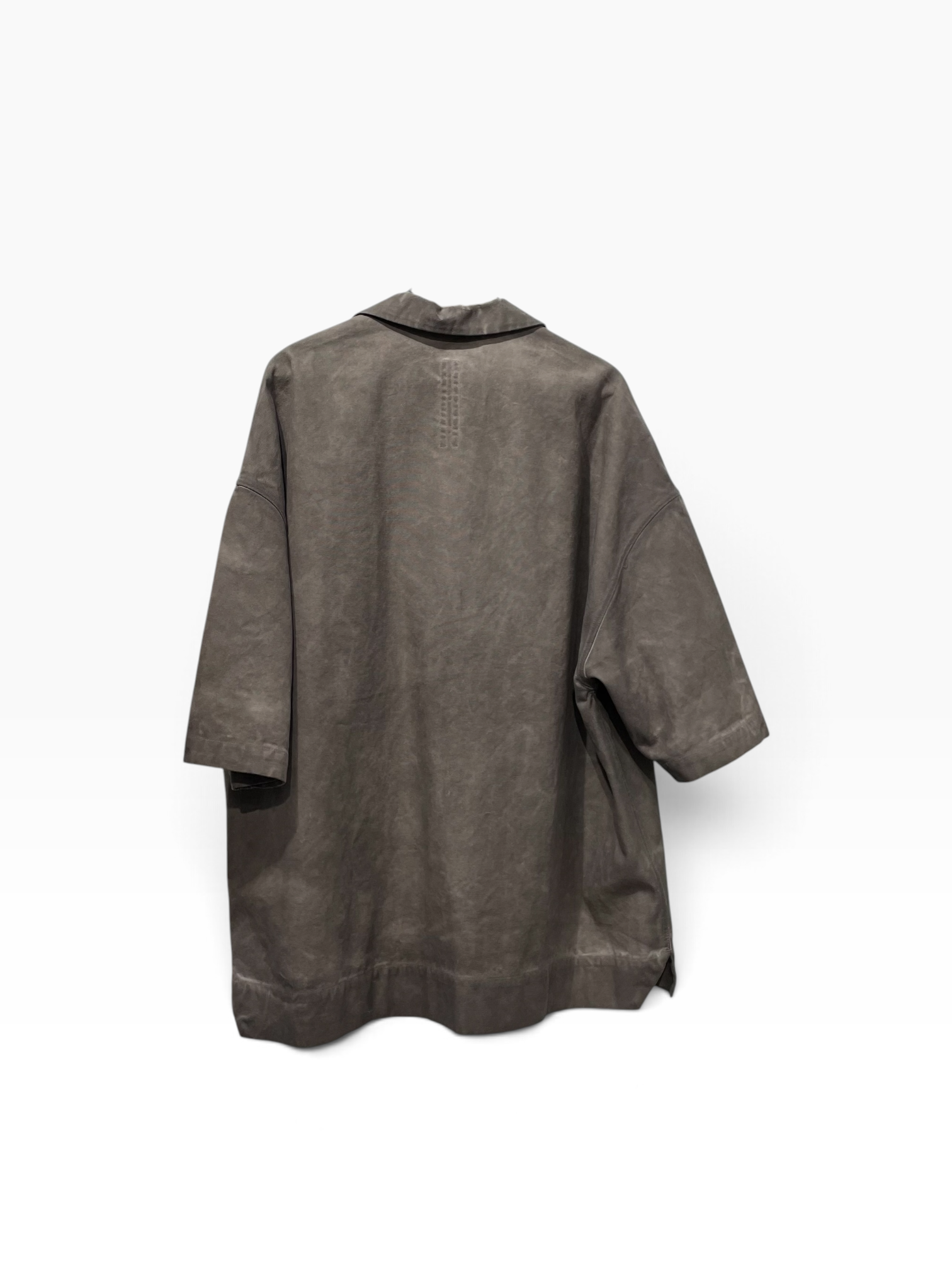 RICK OWENS DRKSHDW/Polo Shirt/S/Cotton/GRY/MAGNUM TOMMY view 3