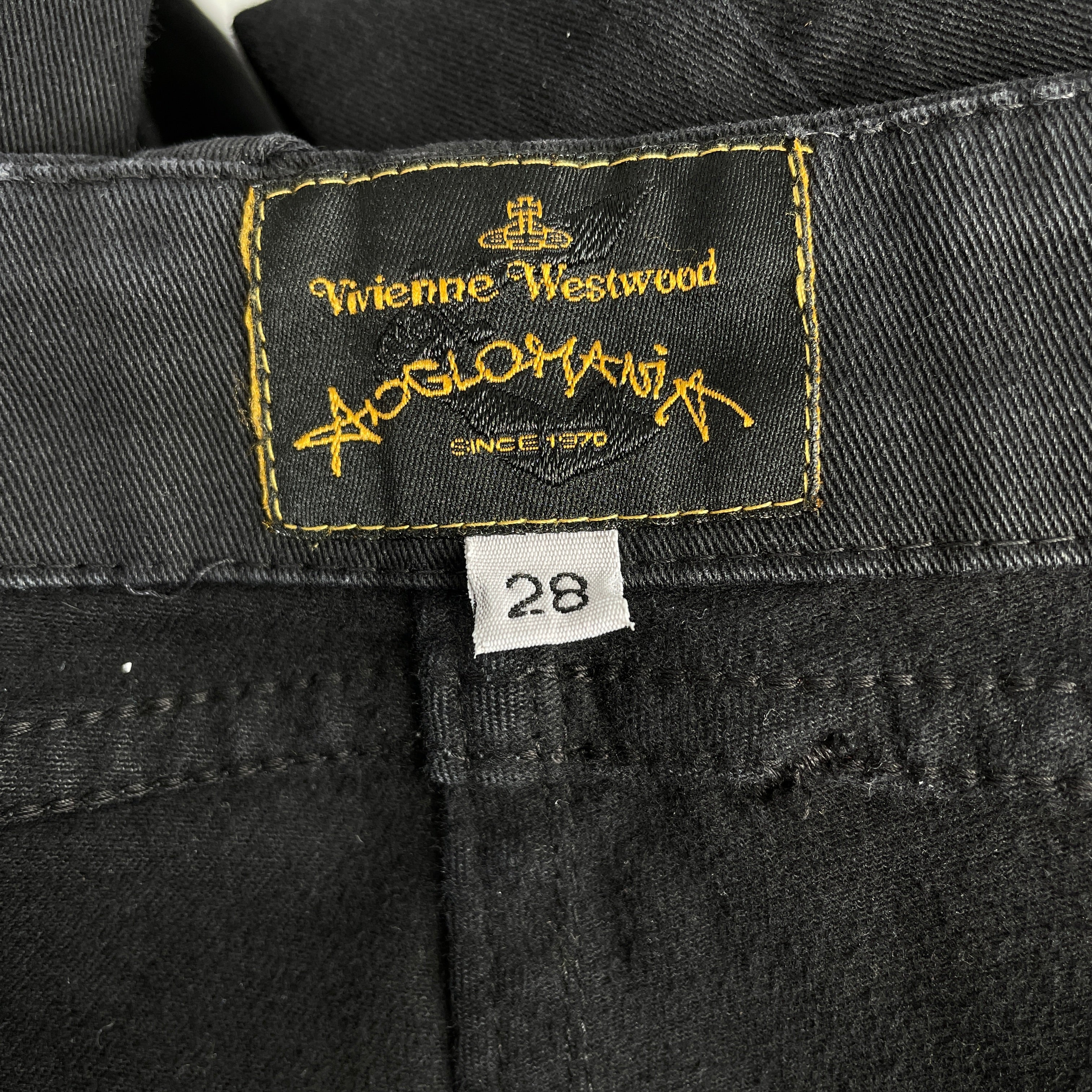 Vivienne Westwood/Pants/28/BLK/copper pants zipper ankles view 3
