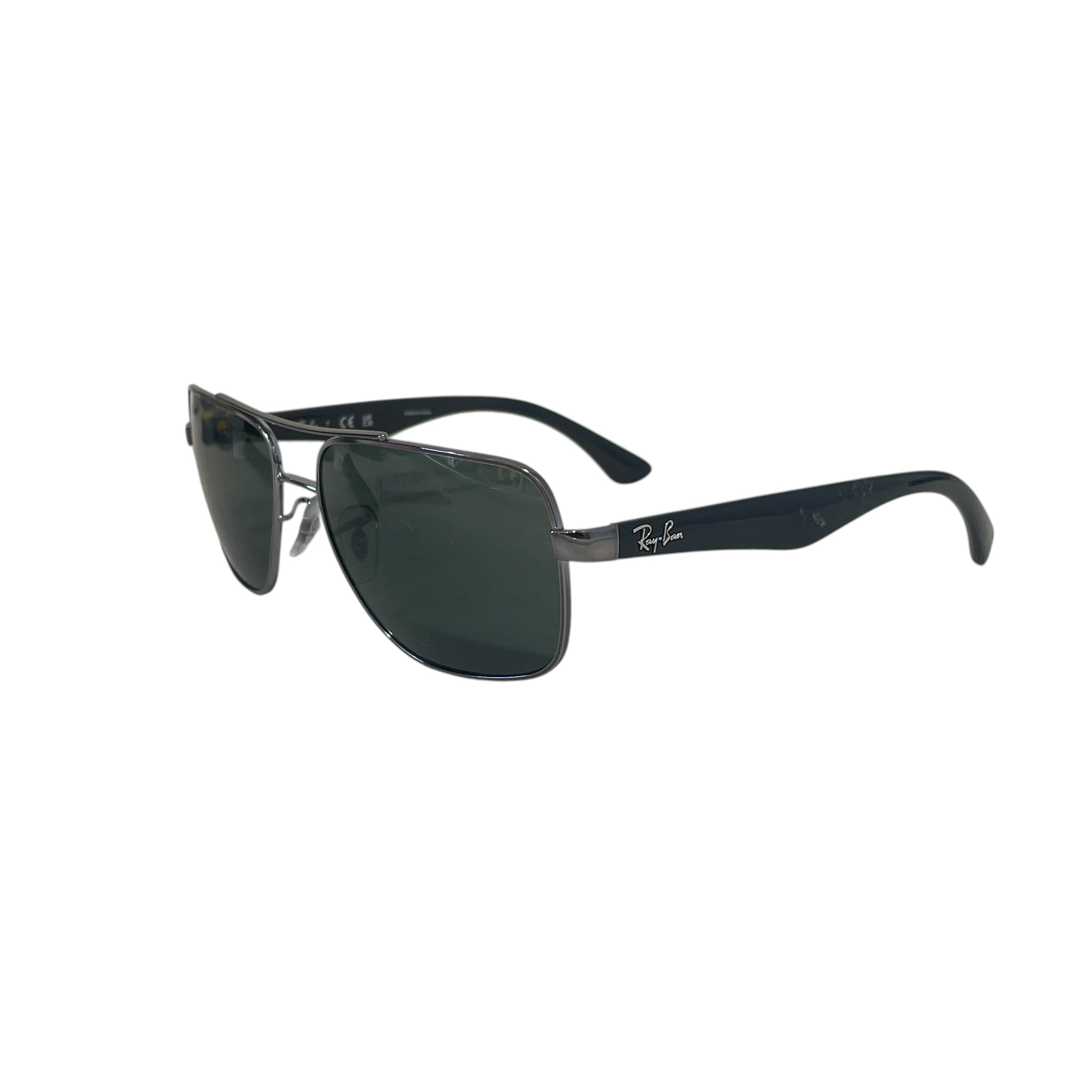 Ray-Ban/Sunglasses/Plastic/BLK/60mm Gunmetal Frame Navigator view 2