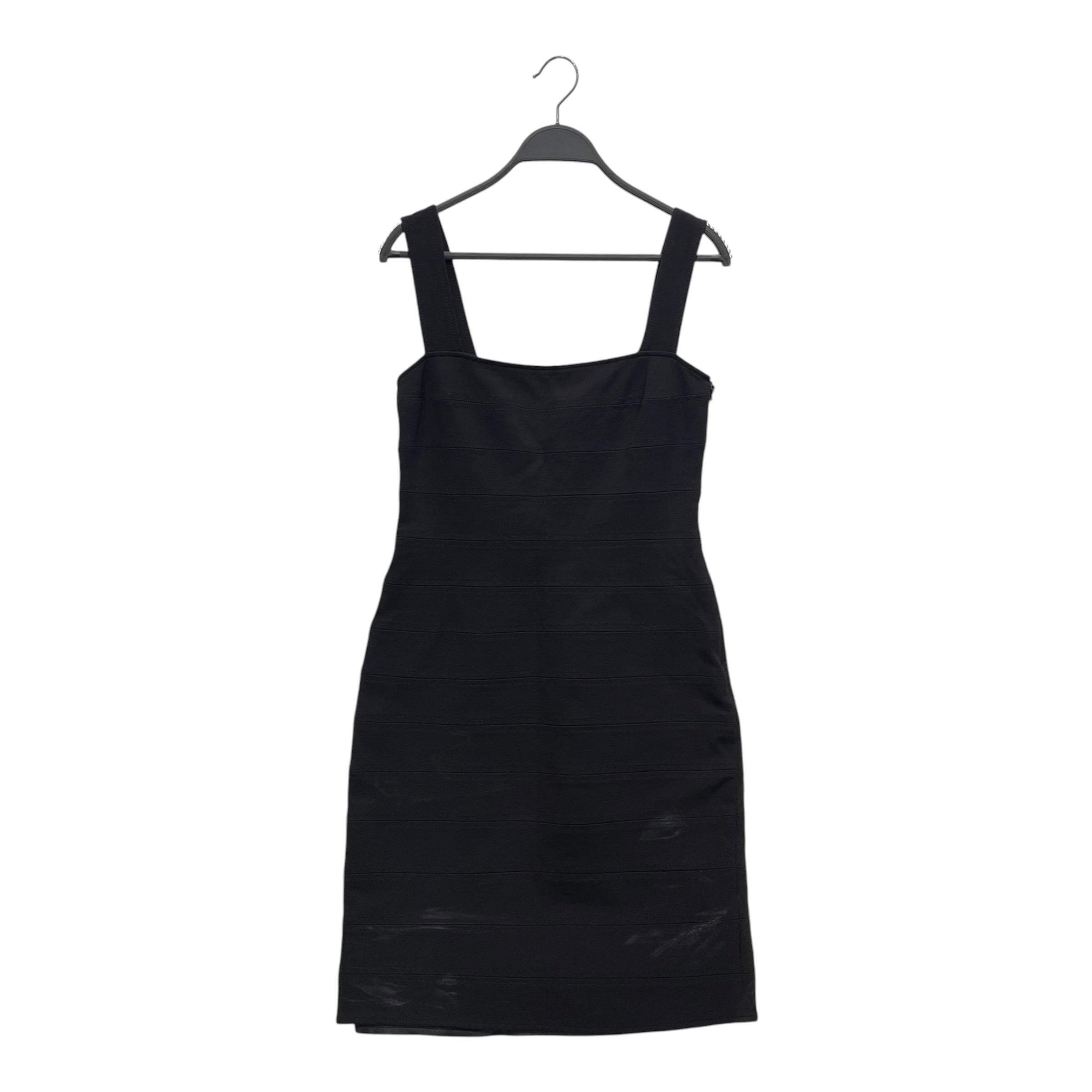 RED VALENTINO/Camisole Dress/42/Cotton/BLK/STRIPE BLACK DRESS view 1
