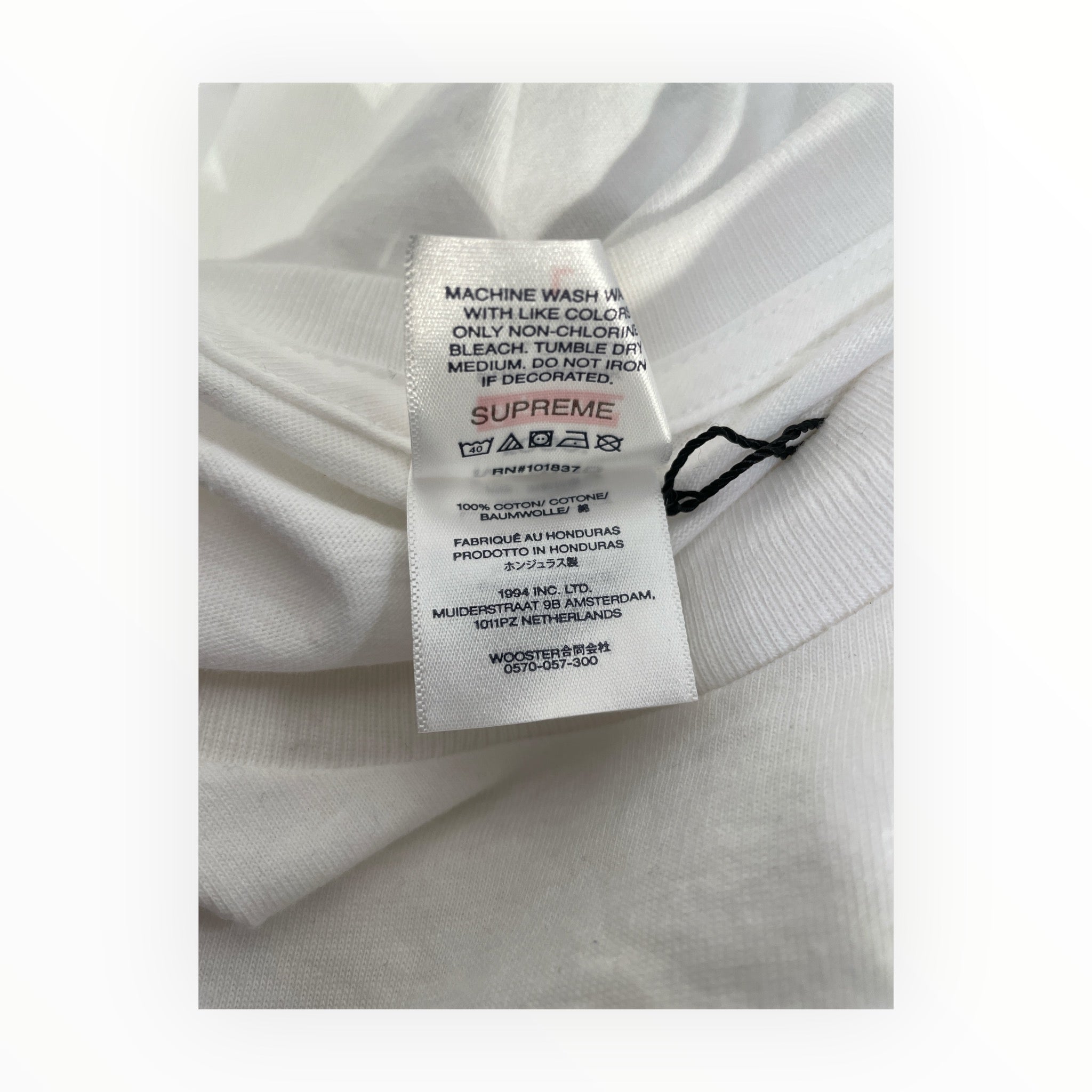 Supreme/MARTINE ROSE/T-Shirt/L/Cotton/WHT/Graphic/'24 AUTUMN & WINTER view 4