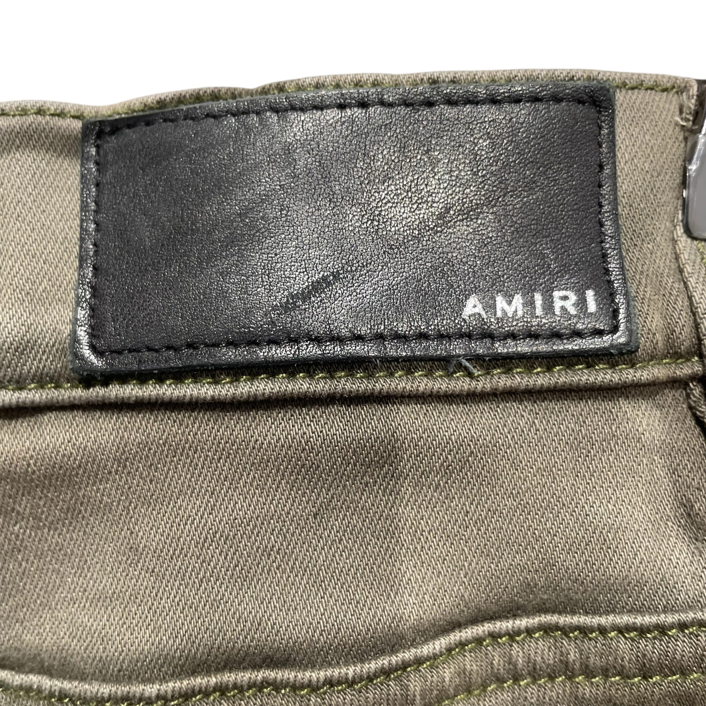 AMIRI/Pants/34/Cotton/GRN/ORN PAISLEY RIPS view 3