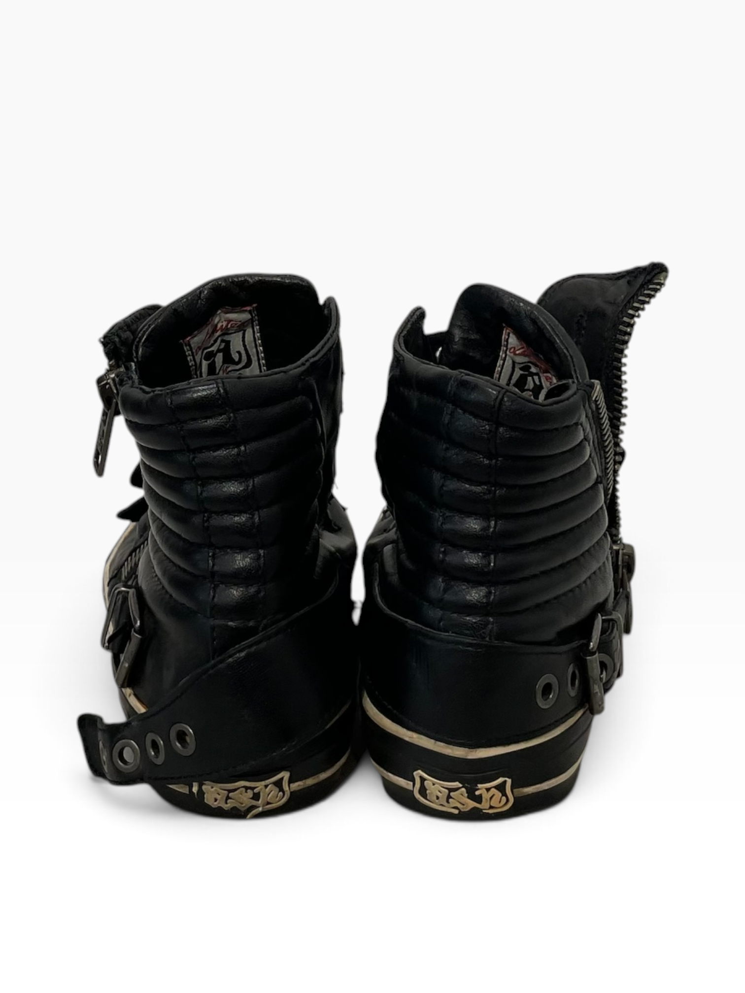 Ash/Hi-Sneakers/EU 39/Leather/BLK/MULTI BUCKLE view 3
