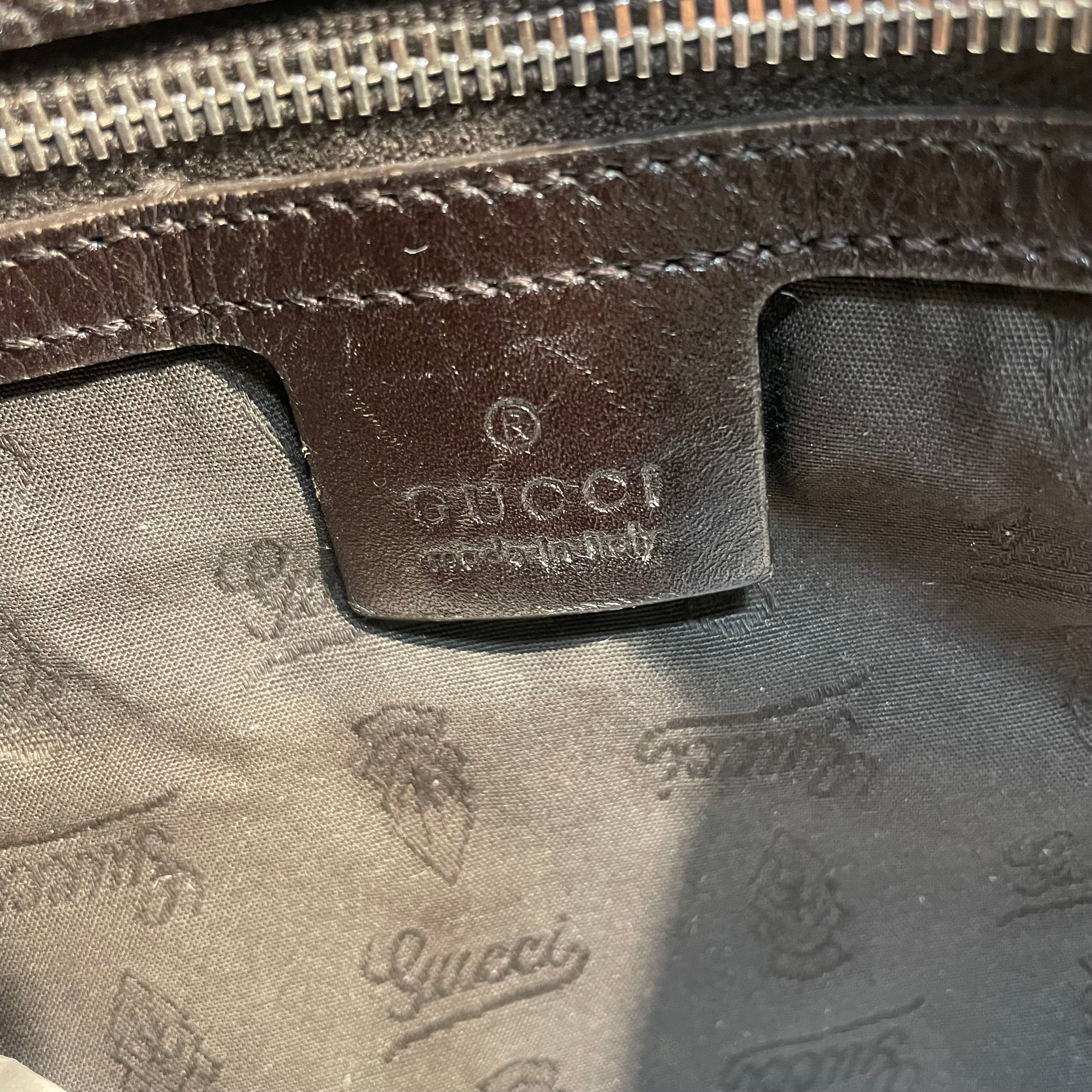 GUCCI/Hand Bag/Monogram/Cotton/BRW/Vintage Twins Medium Hobo view 3