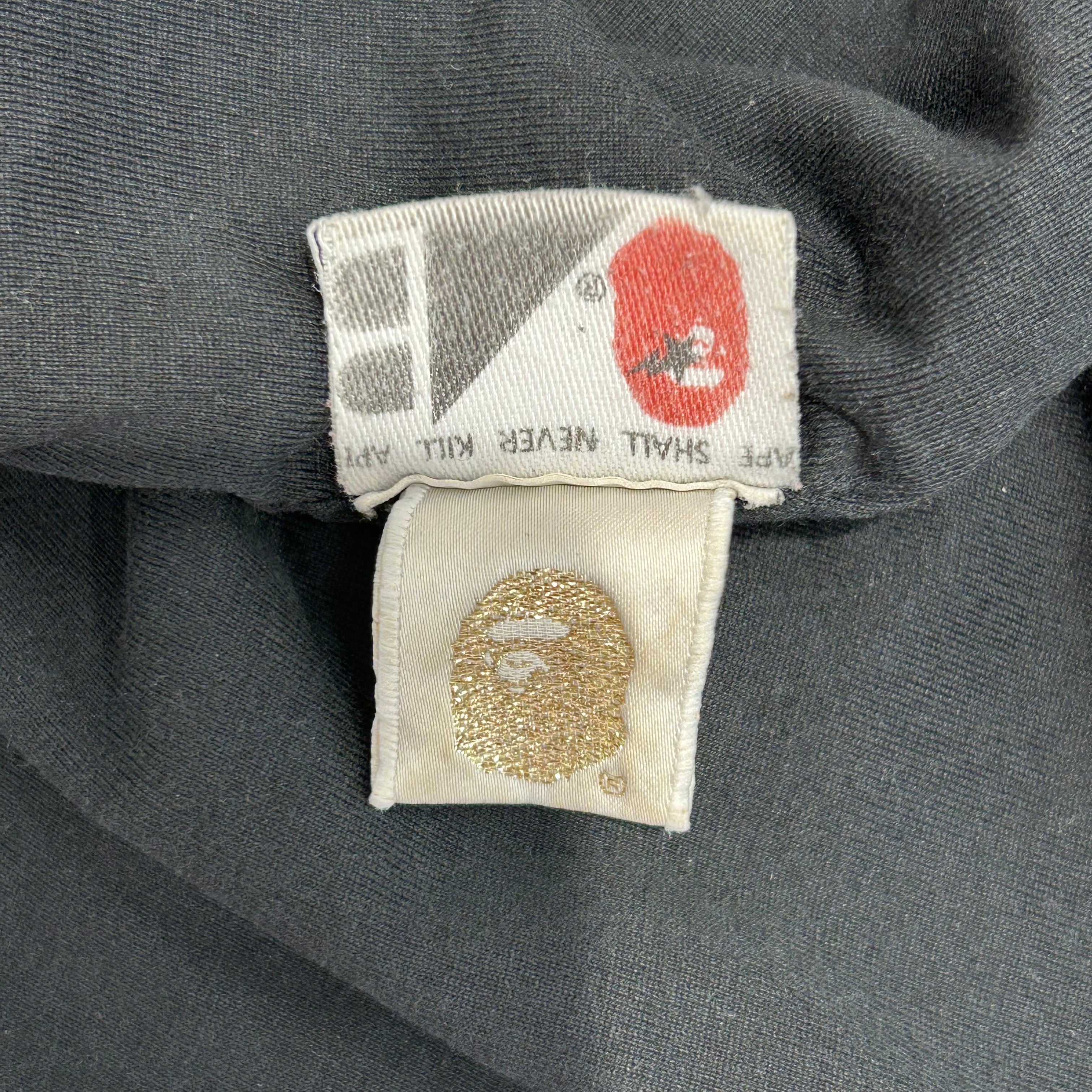 A BATHING APE/Sweatshirt/M/All Over Print/Cotton/BLK/Reversible Multicolor view 5