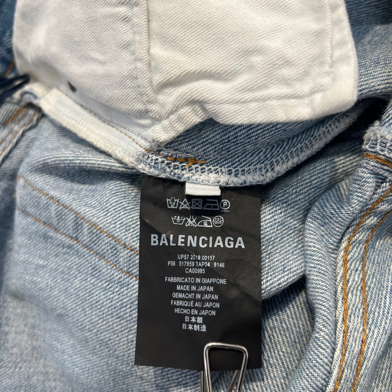 BALENCIAGA/Pants/28/Denim/BLU/HORIZONTAL SEAM