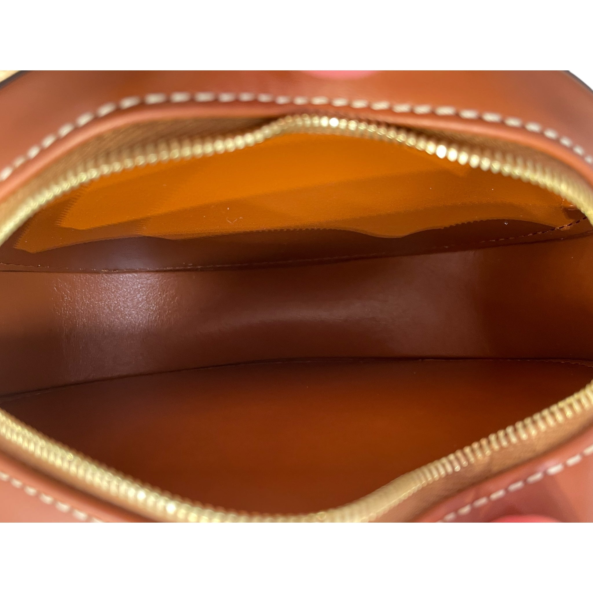 CELINE/Cross Body Bag/S/Leather/BRW/Round Cross body view 8