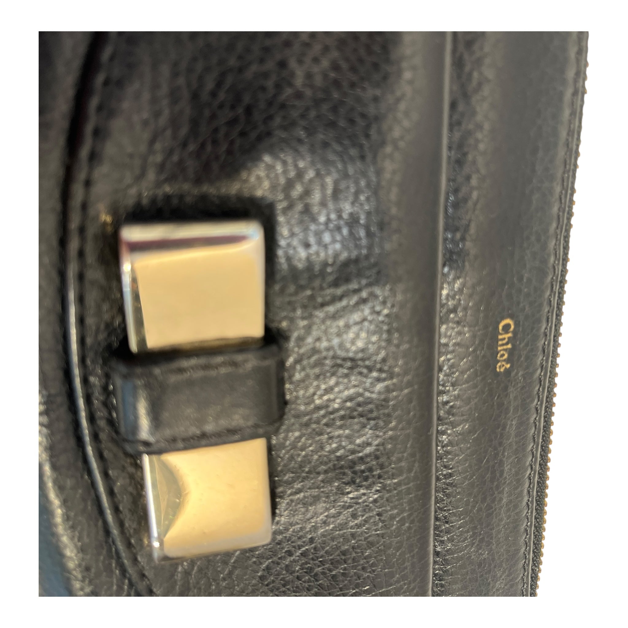 Chloe/Long Wallet/Leather/BLK/BOW WALLET view 6
