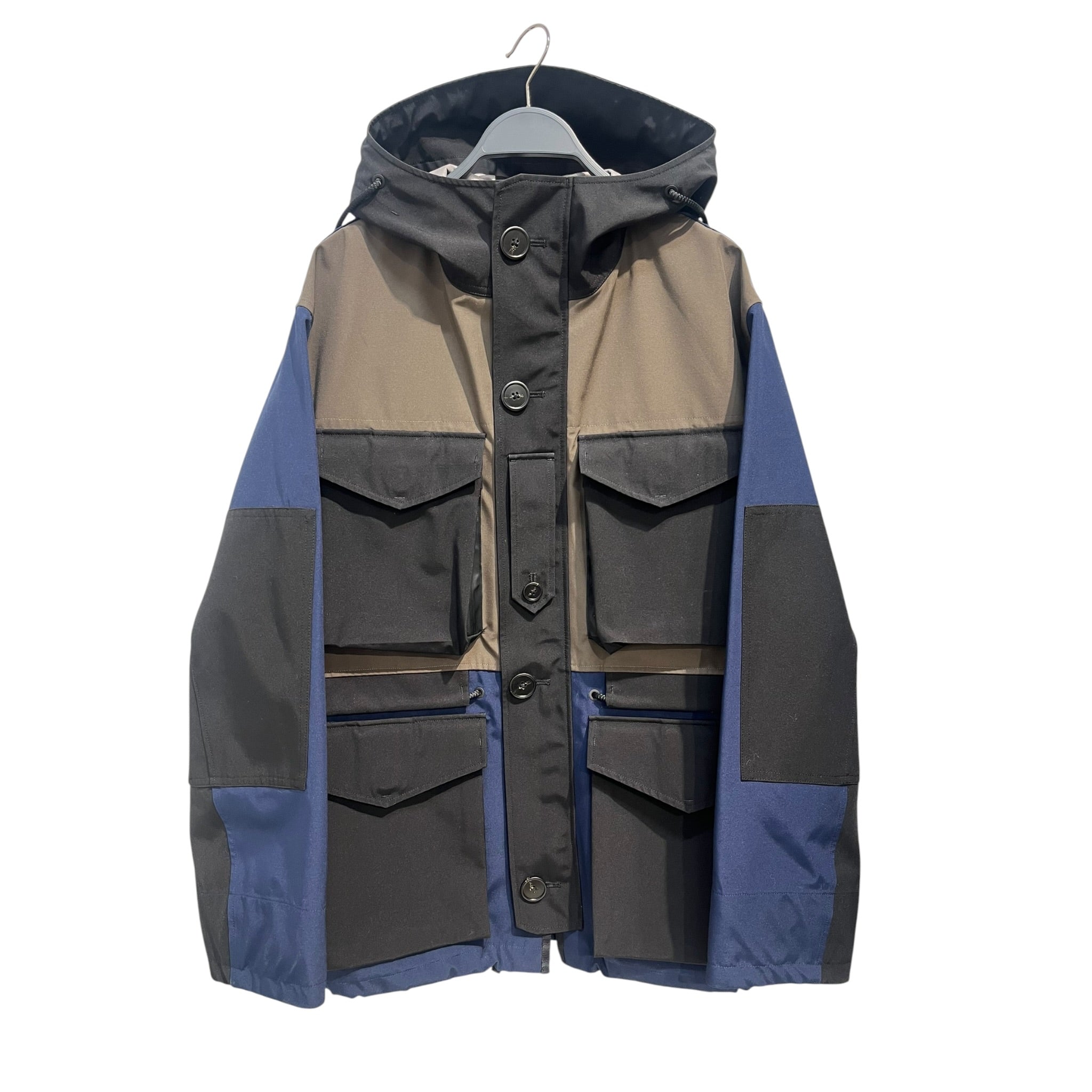 theory/Mod Parka/M/Polyester/NVY/Single Breasted/MANY PCKTS-KHAKI view 1