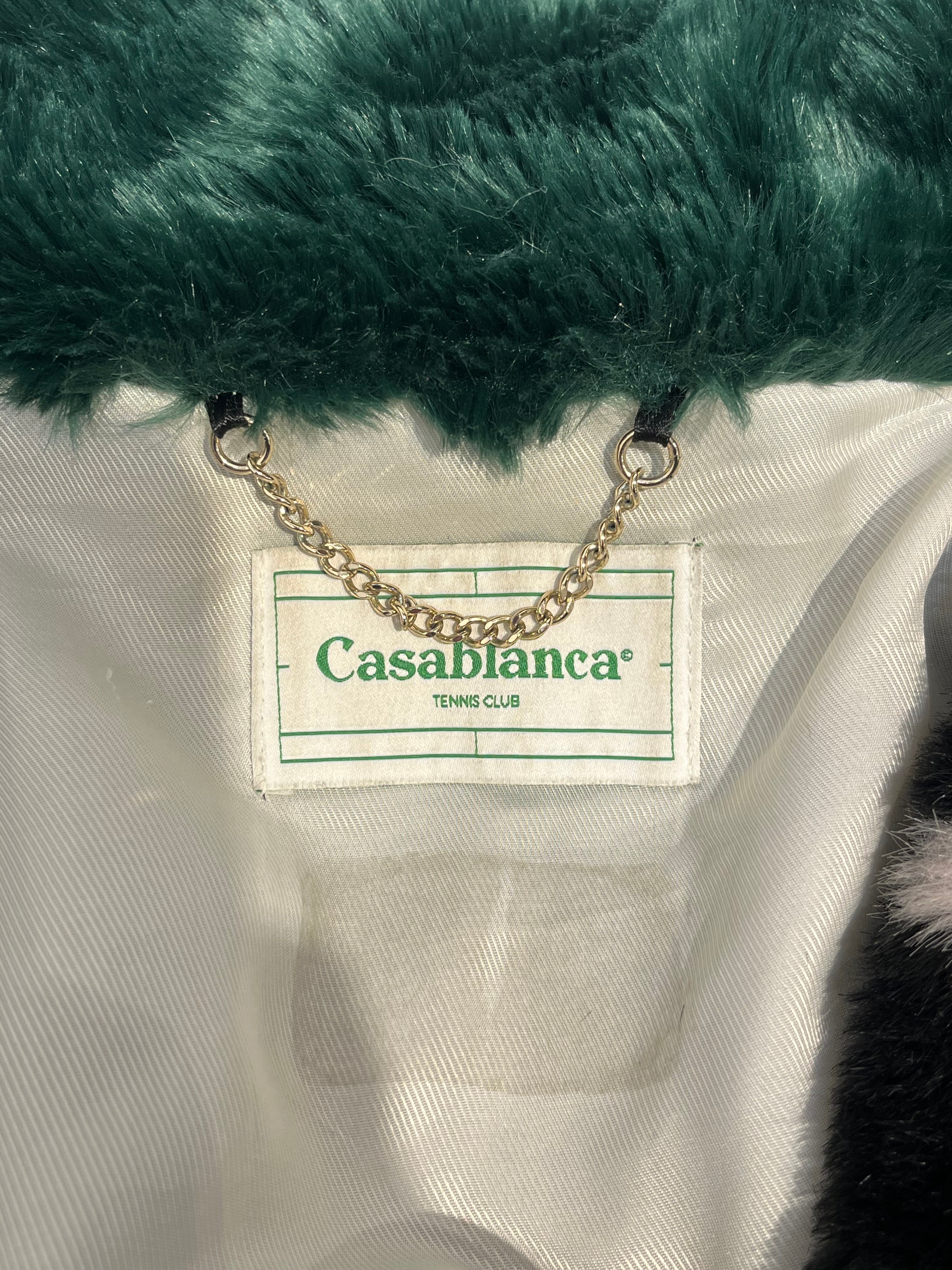 CASABLANCA/Jacket/All Over Print/BLK/2019 RUNWAY FAUX FUR view 5