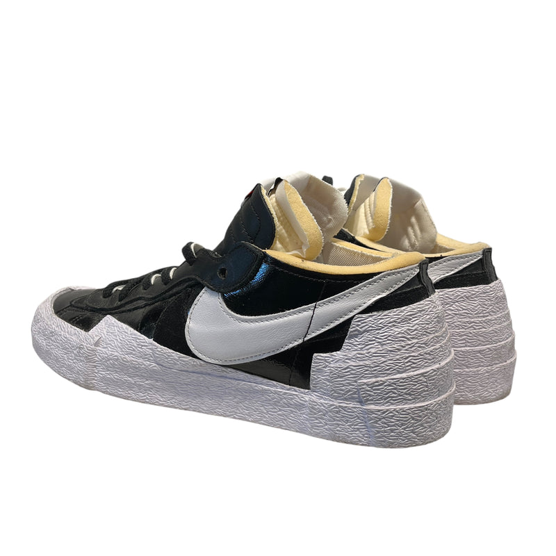 NIKE/Sacai/Low-Sneakers/US 12/BLK/PATENT LOW BLAZER