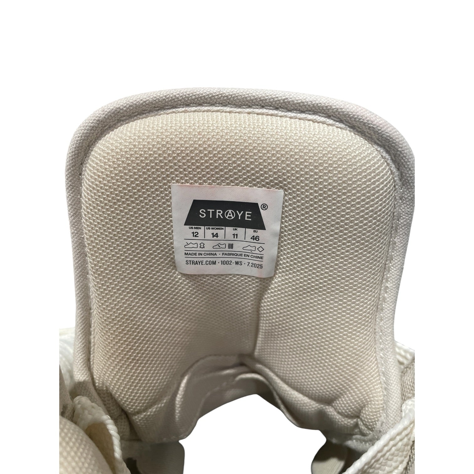 STRAYE/Hi-Sneakers/US 12/Cotton/WHT/SKTP.01 Hi-Top Cream view 3