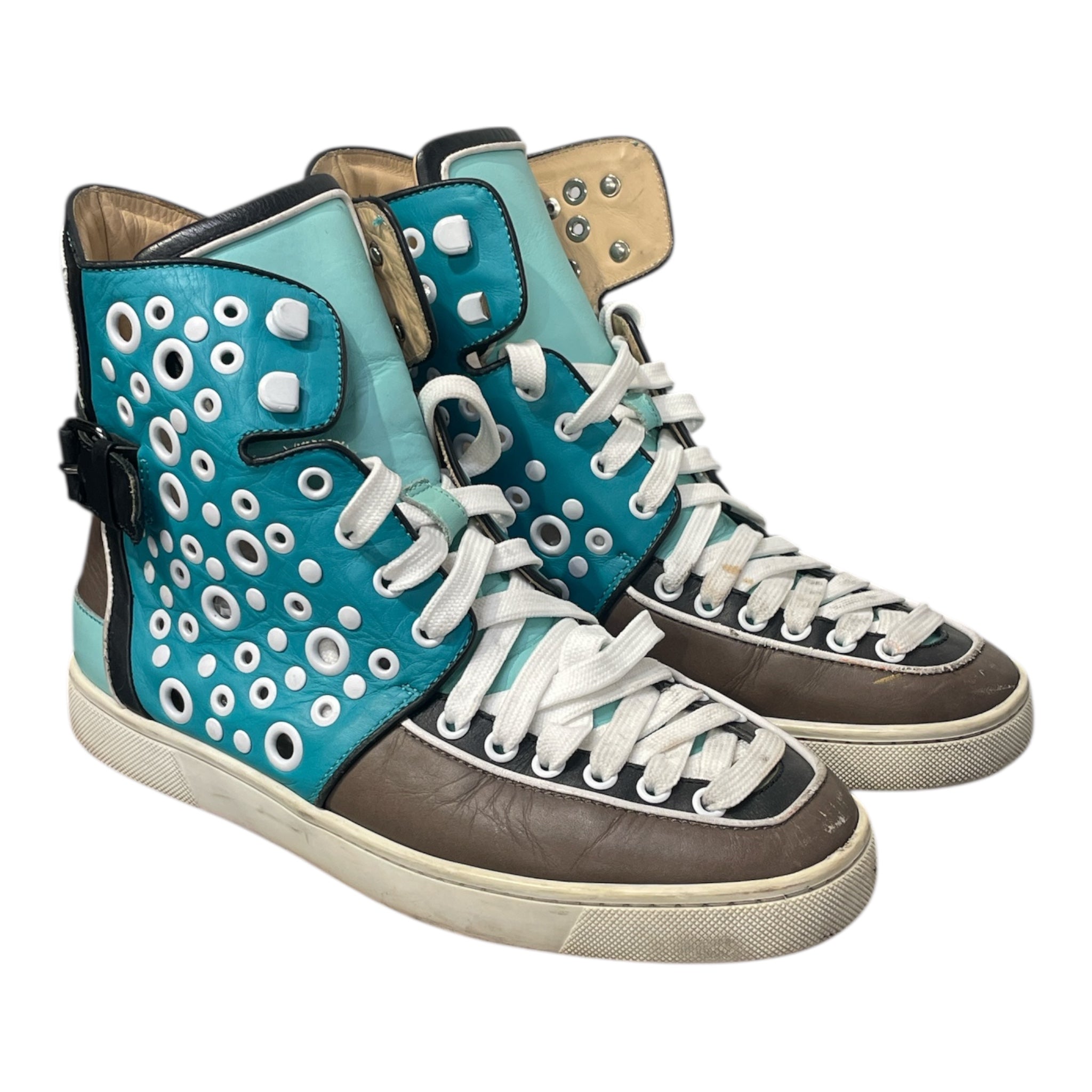Christian Louboutin/Hi-Sneakers/EU 40.5/Leather/BLU/ALFIBULLY HIGHTOP view 1