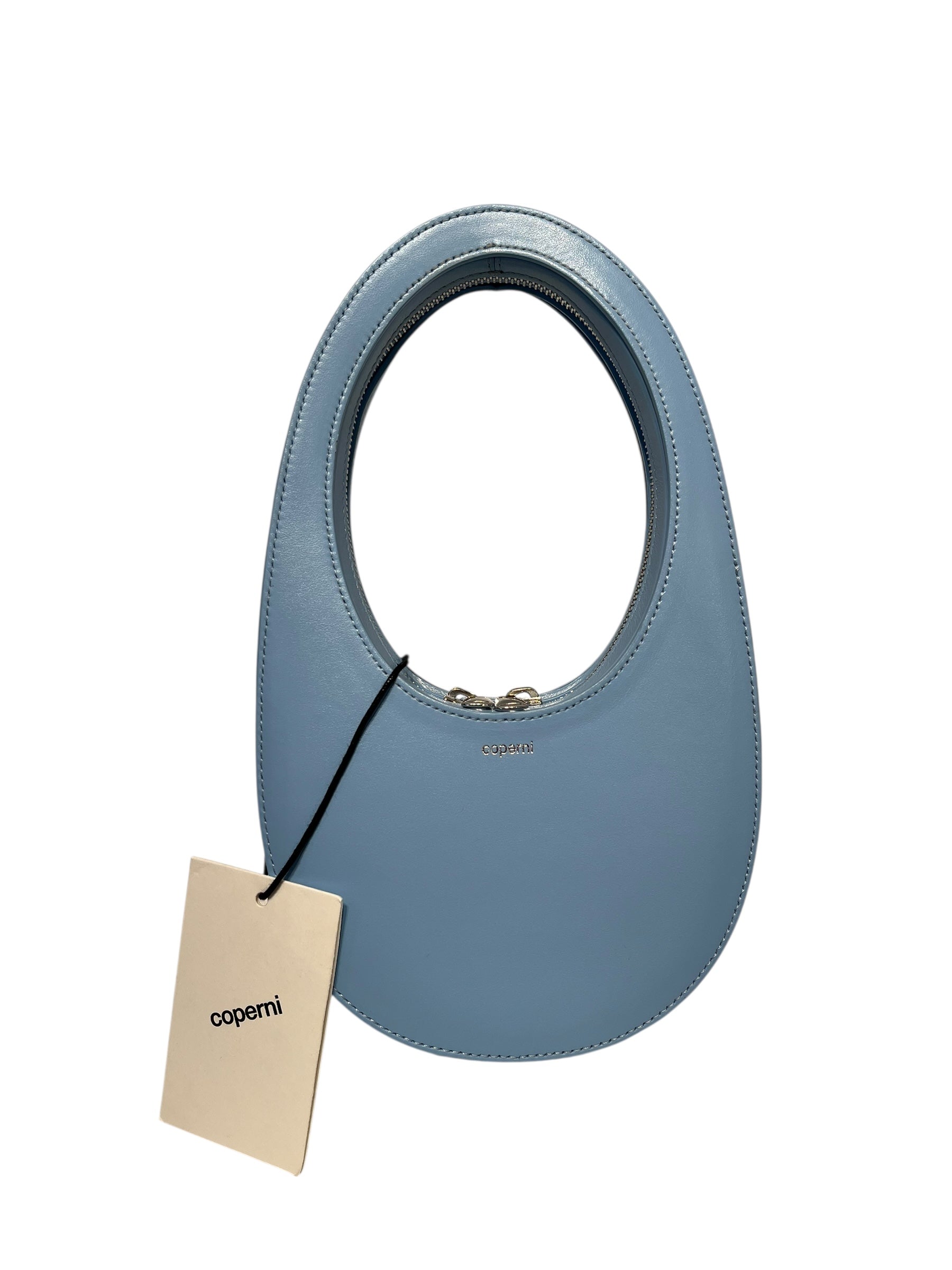Coperni/Hand Bag/Leather/BLU/U-SHAPED/SLVR TXT view 1