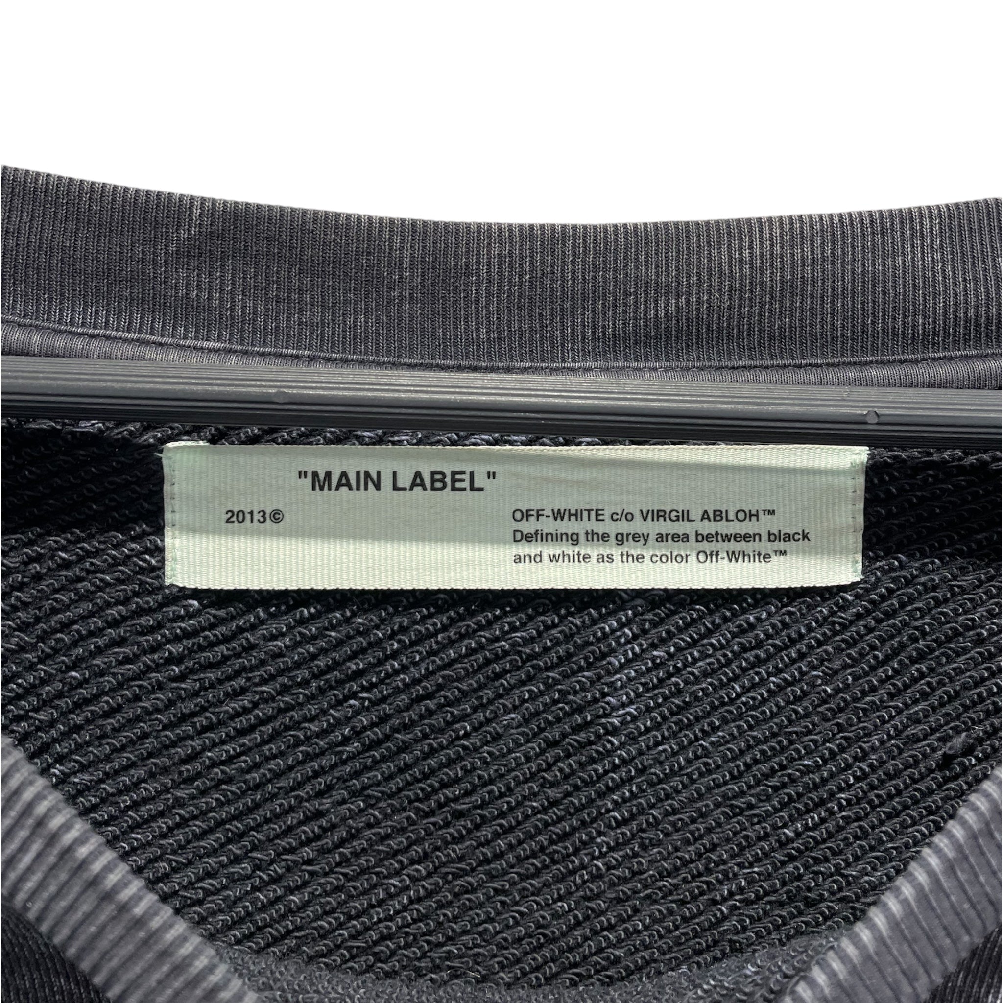 OFF-WHITE/Sweatshirt/XXL/Cotton/GRY/Volume Crewneck view 3