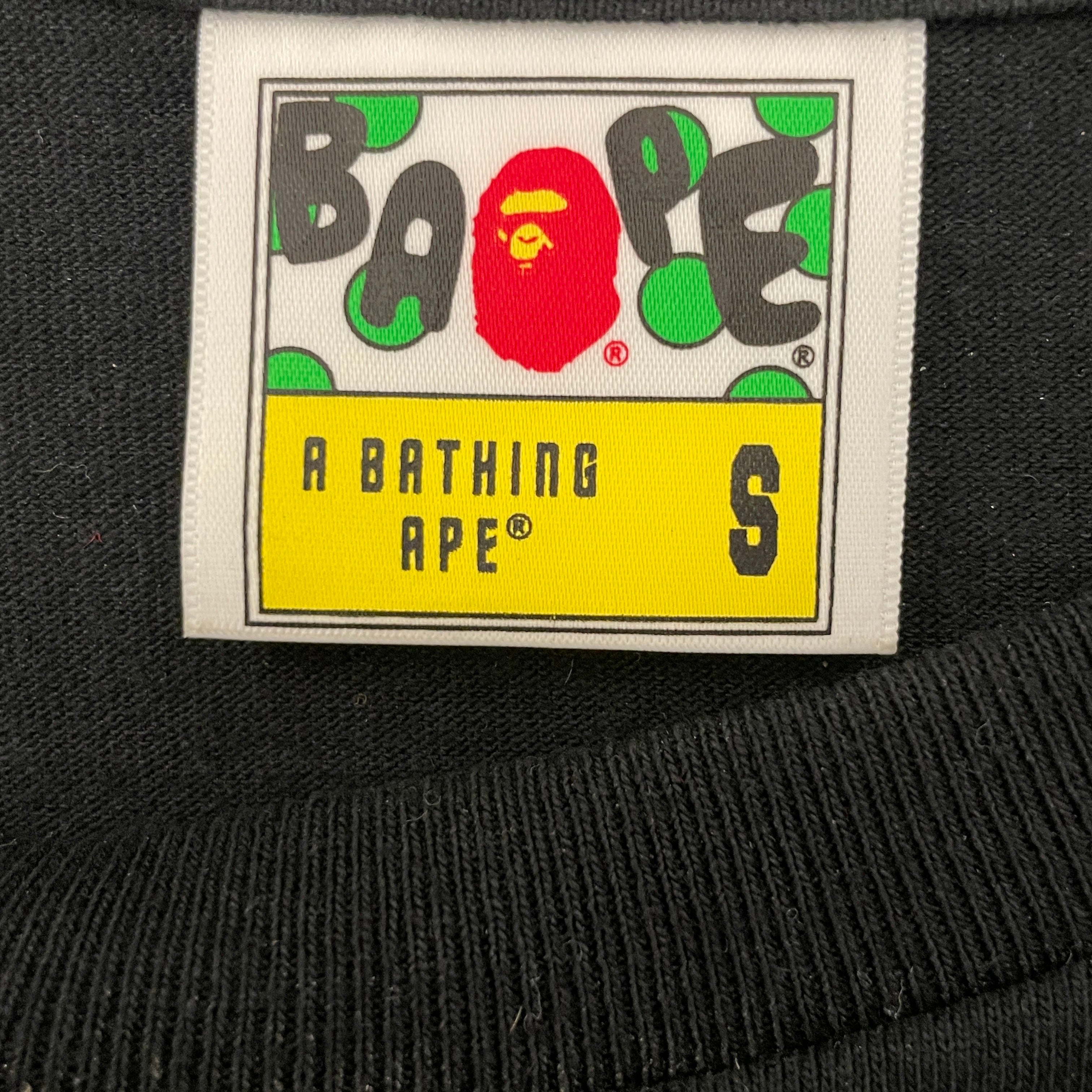 A BATHING APE/T-Shirt/S/Cotton/BLK/Graphic/Package Box #1 view 3