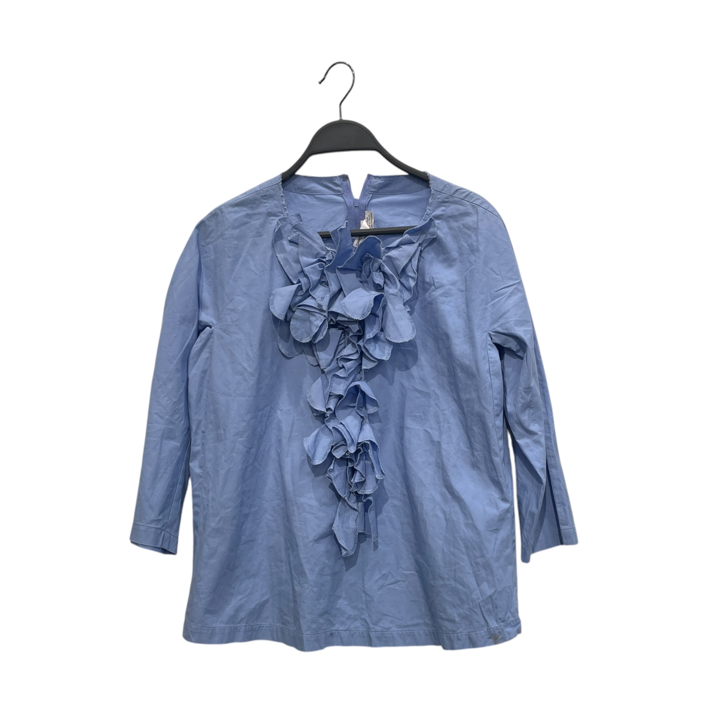 COMME des GARCONS COMME des GARCONS/Blouse/XS/Cotton/BLU/FLOWER COLLAR view 1