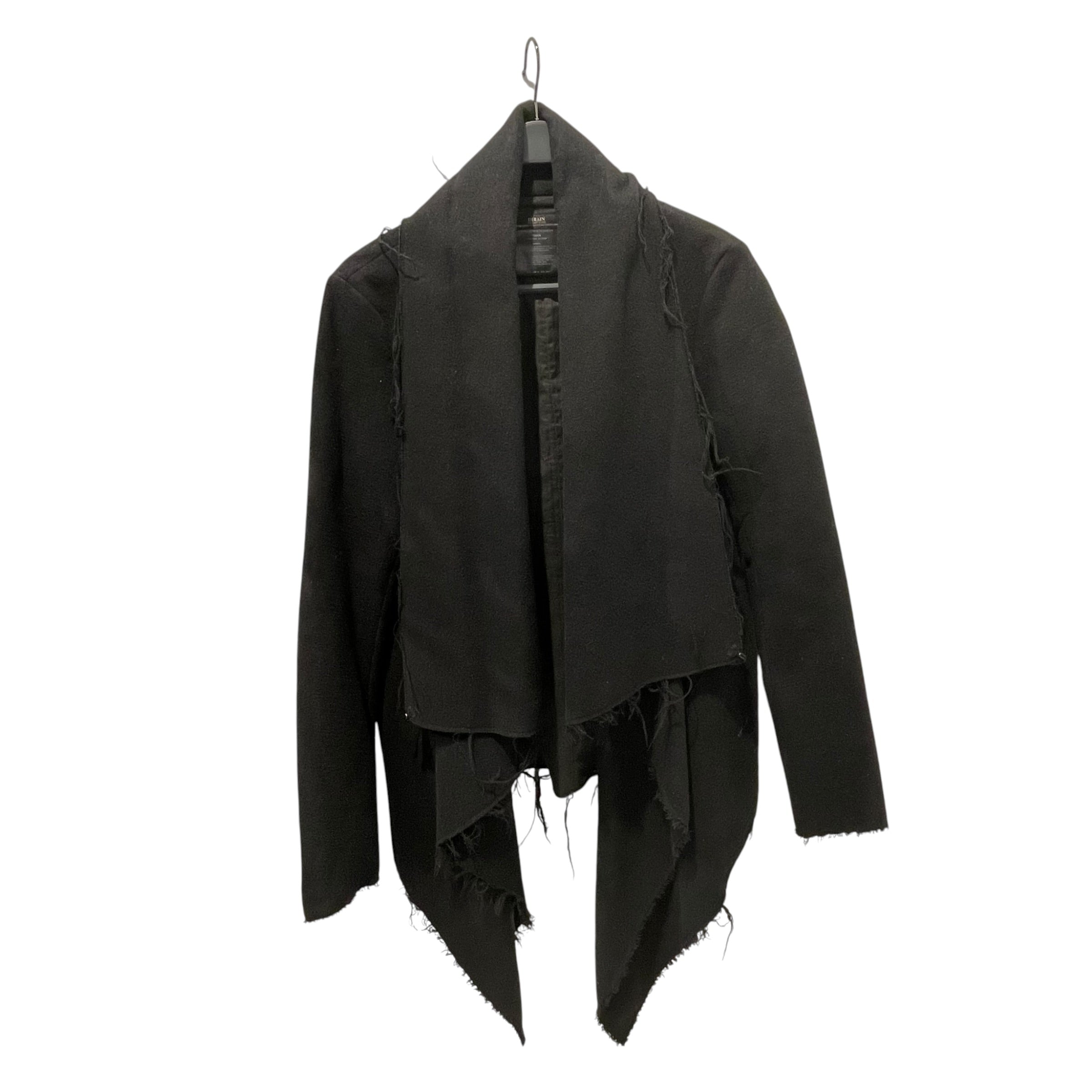 DIRAIN/Jacket/2/Wool/BLK/ASYM BTM view 1