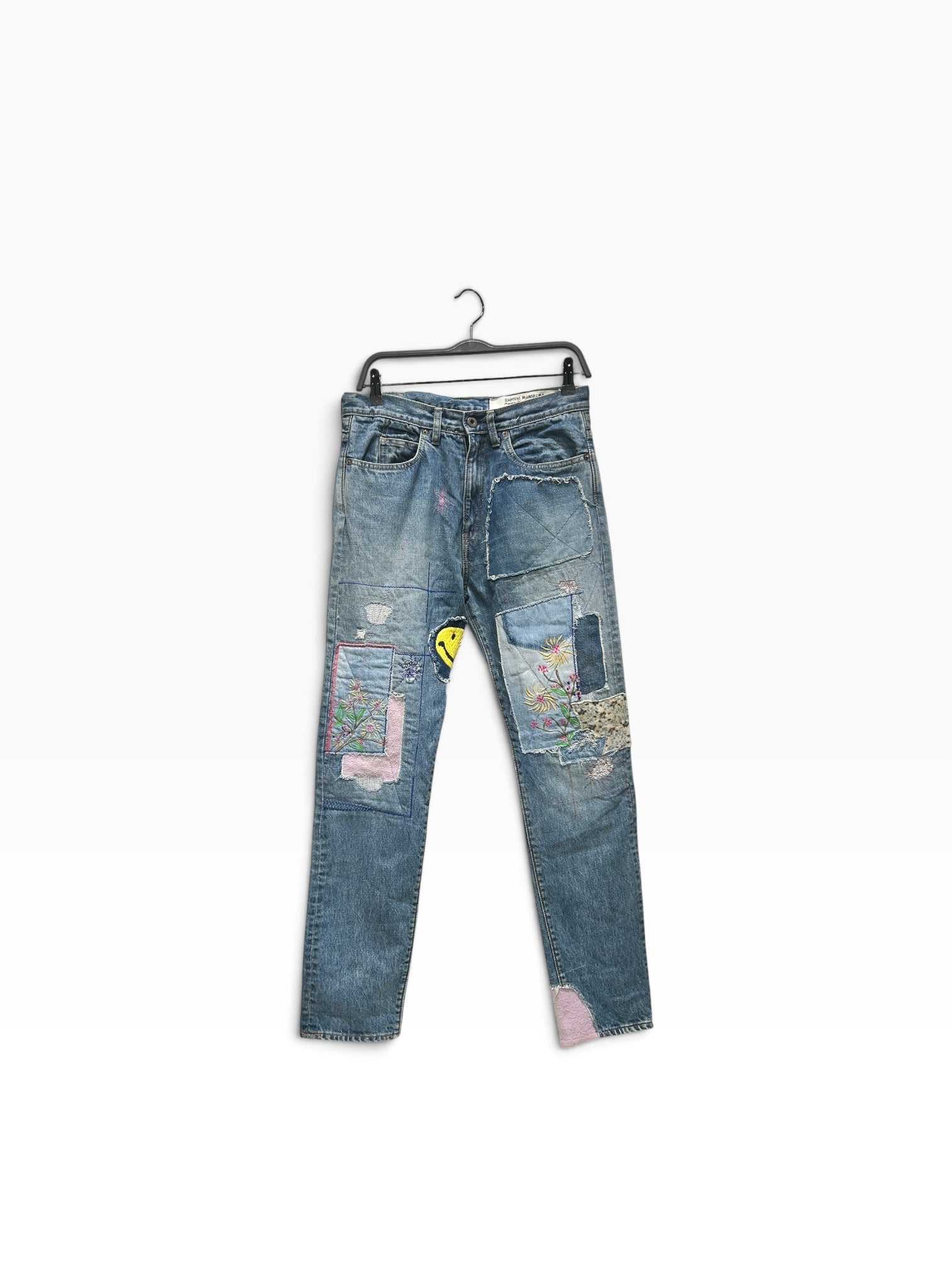 KAPITAL/Pants/32/Denim/BLU/GYPSY PATCH REMAKE view 1