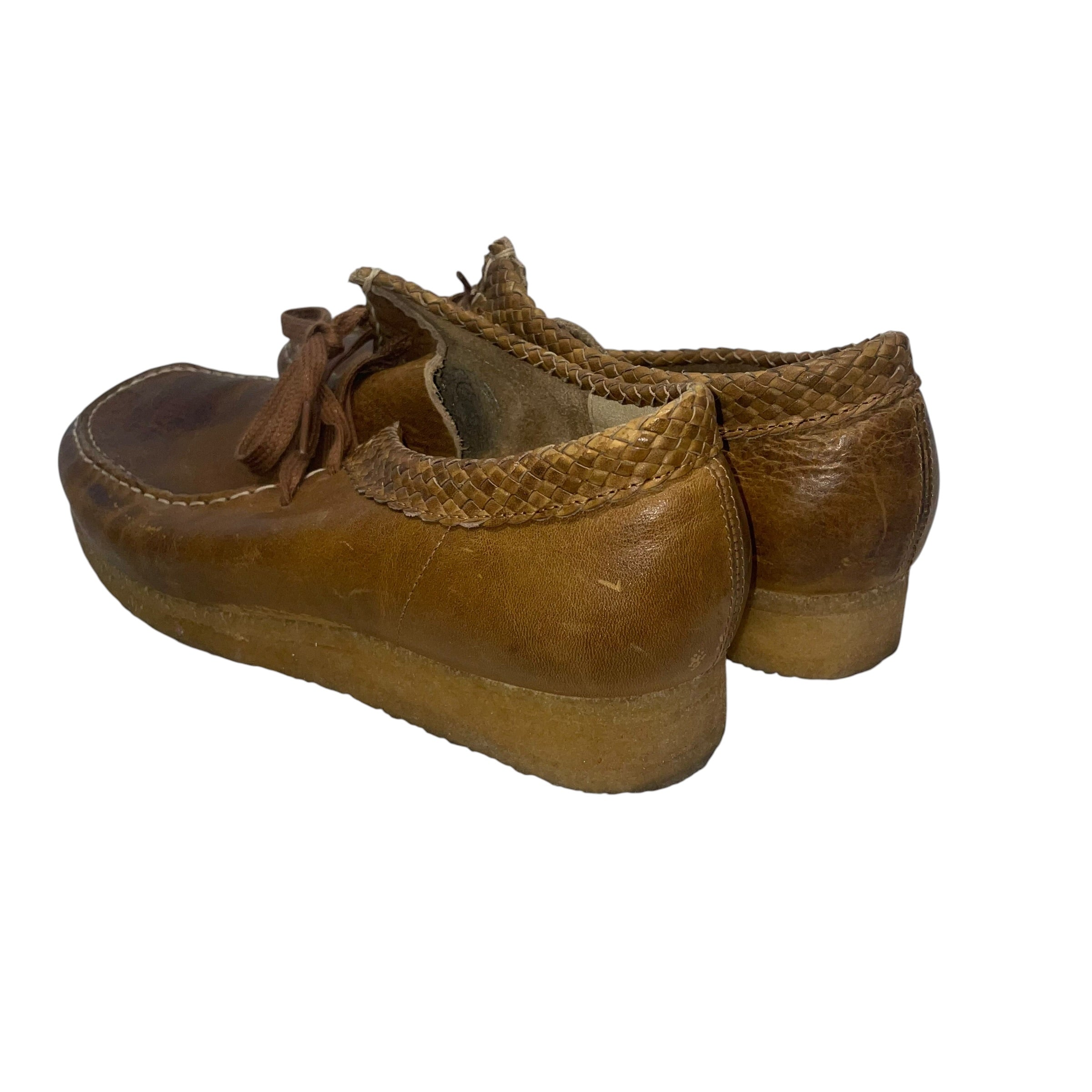 Clarks/AIME LEON DORE/Deck Shoes/US 10.5/CML/pnk soles/threaded ankle view 2