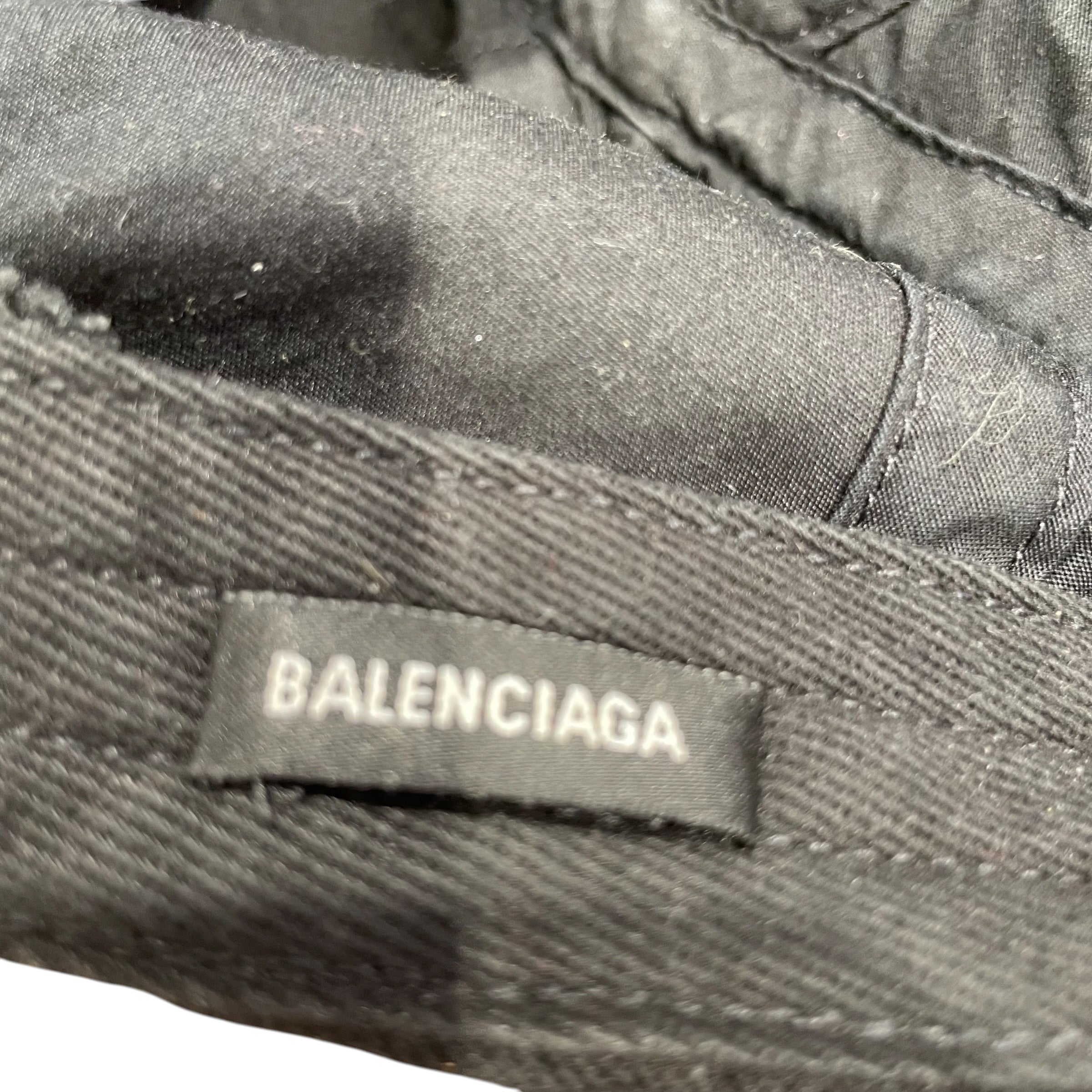 BALENCIAGA/Headwear/L/Polyester/BLK/languages cap view 4