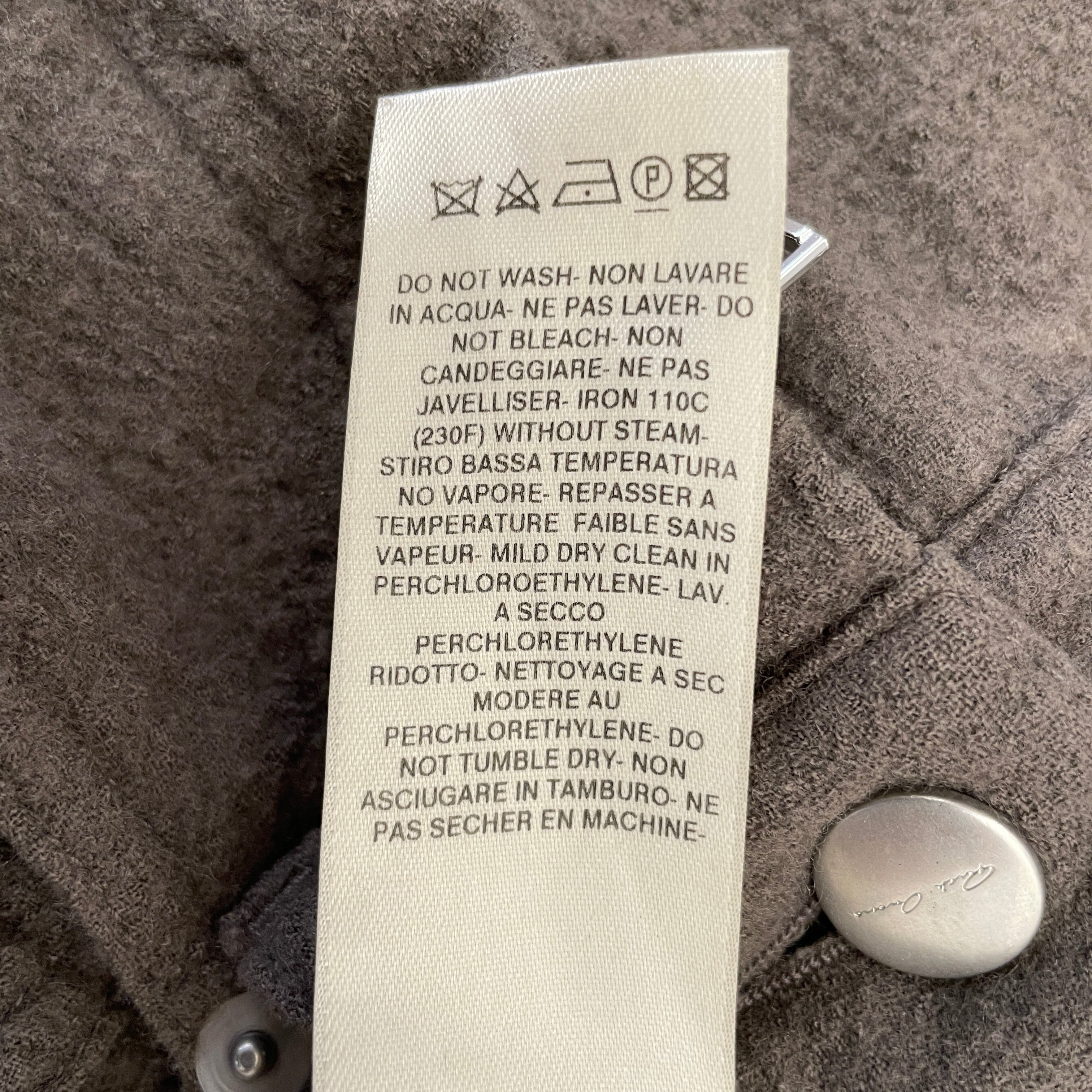 Rick Owens/Shorts/29/Wool/GRY/long john shorts view 3