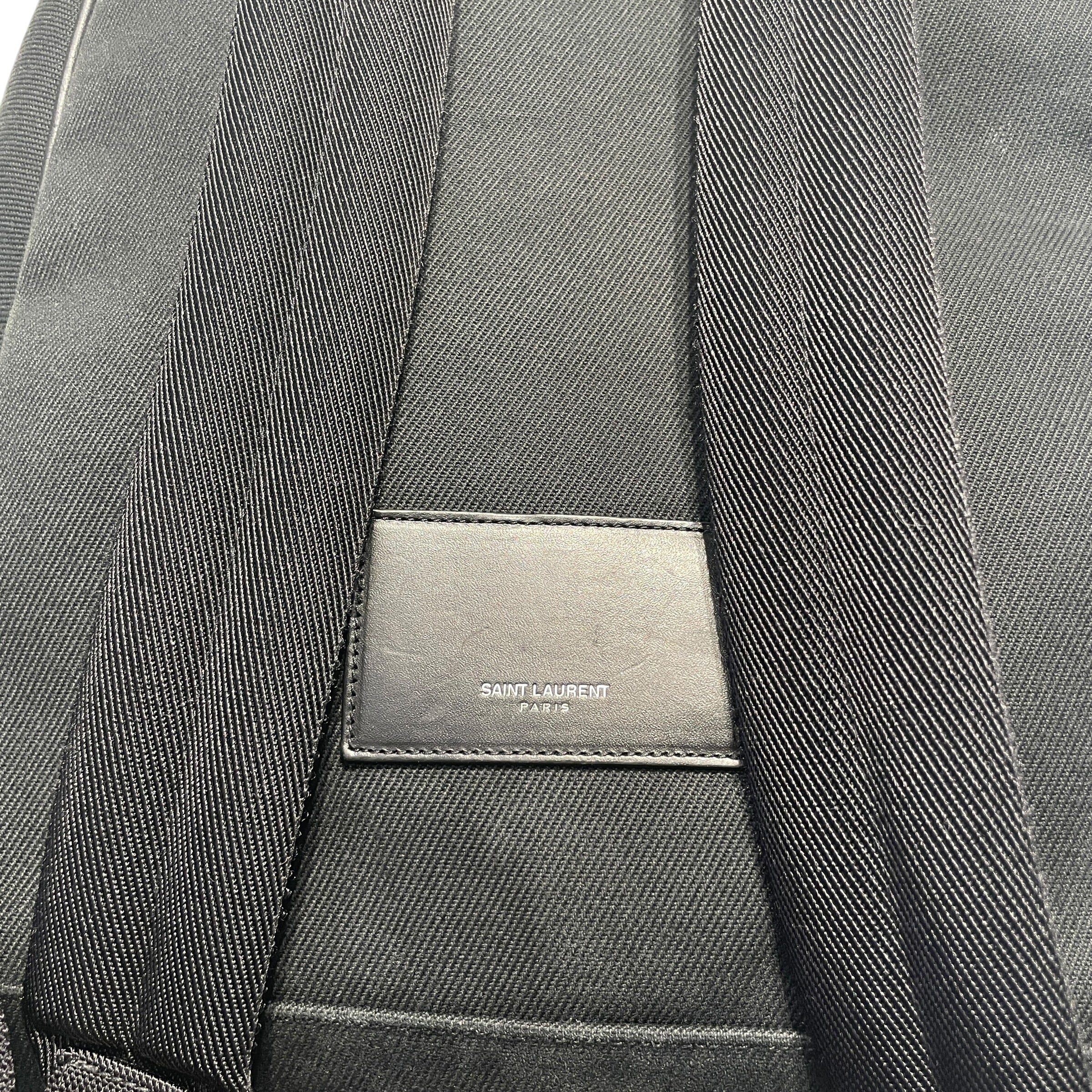 SAINT LAURENT/Backpack/Cotton/BLK/STUDDS view 5
