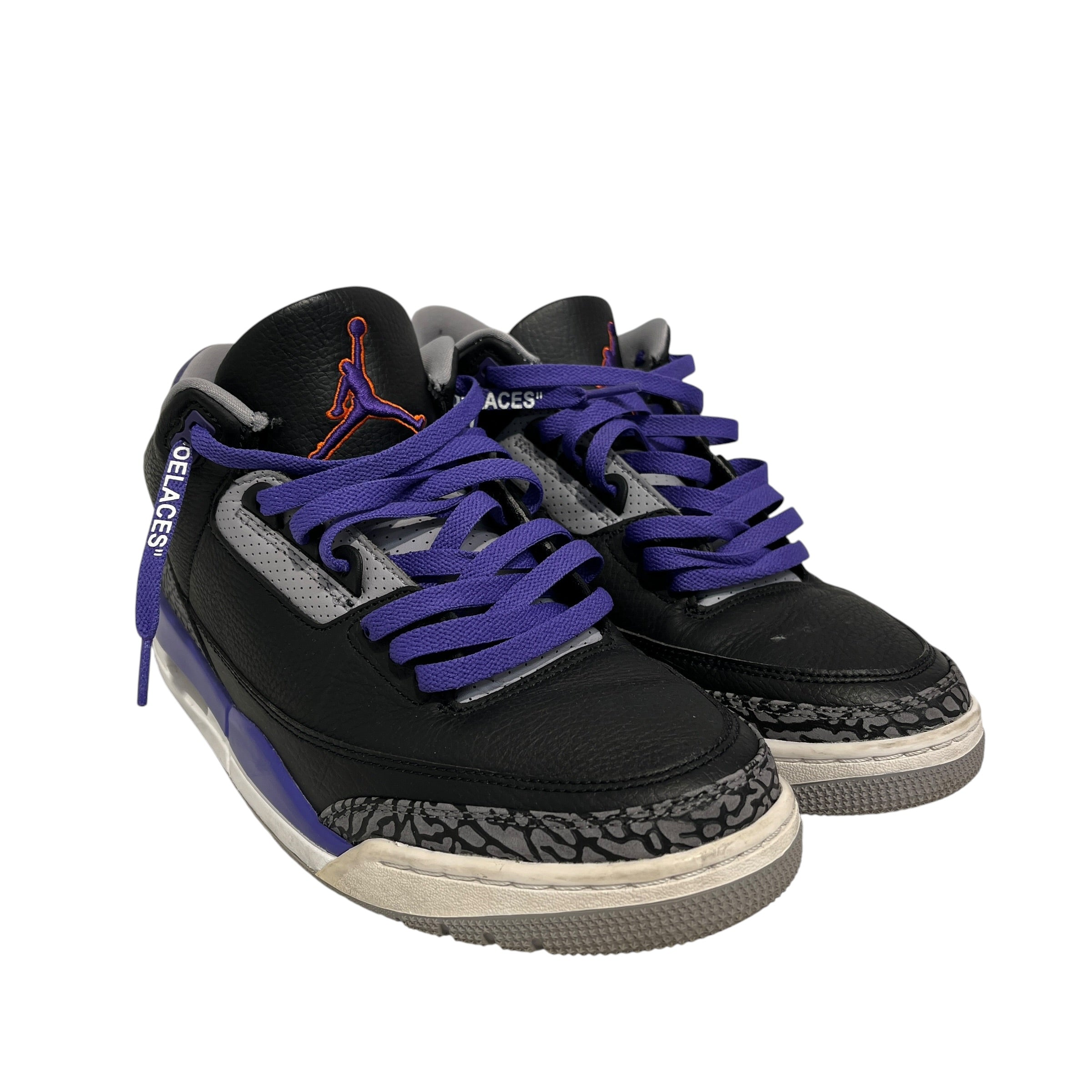 NIKE/Hi-Sneakers/US 11/Leather/BLK/Jordan 3 Court Purple view 1