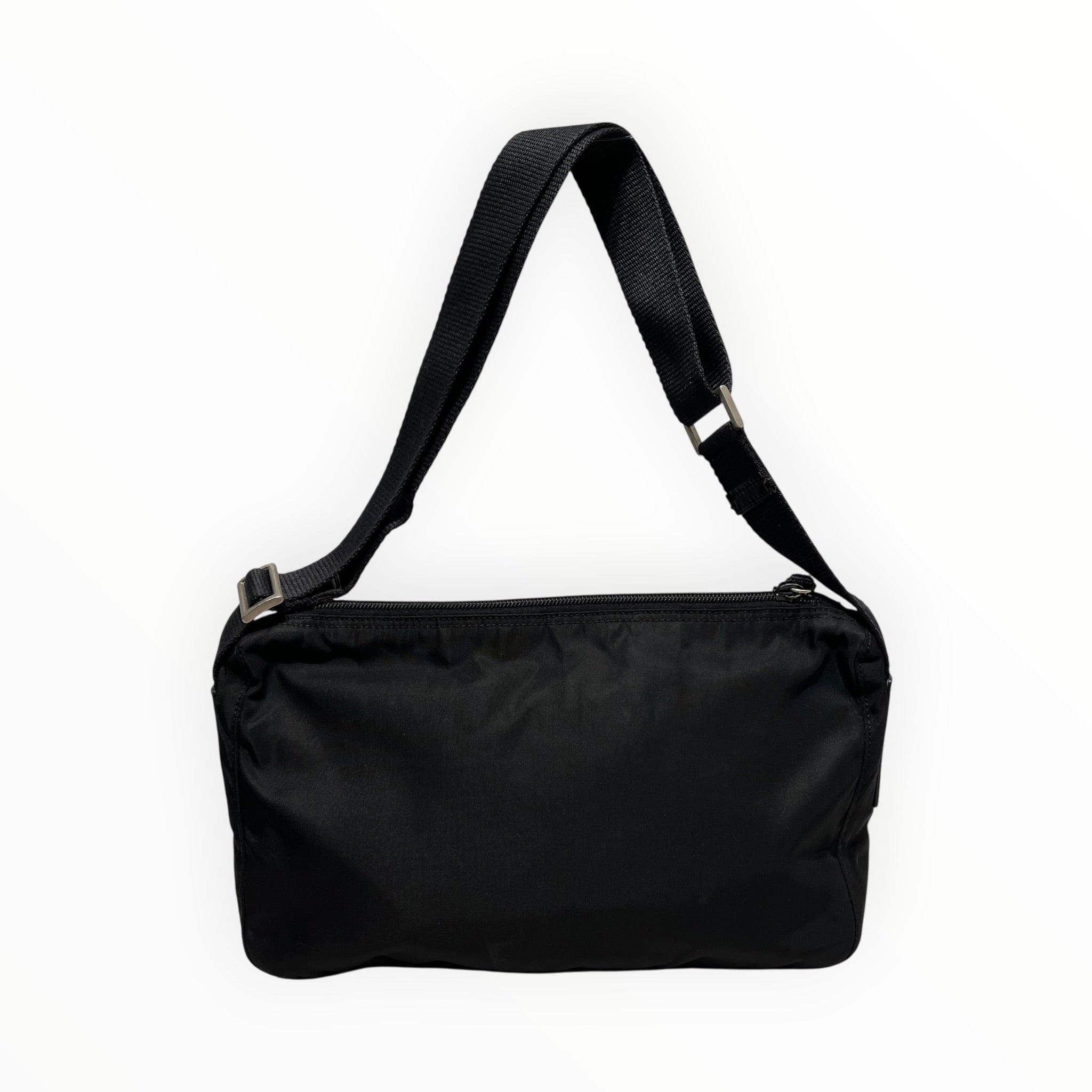 PRADA/Cross Body Bag/Nylon/BLK/tessuto crossbody bag view 2