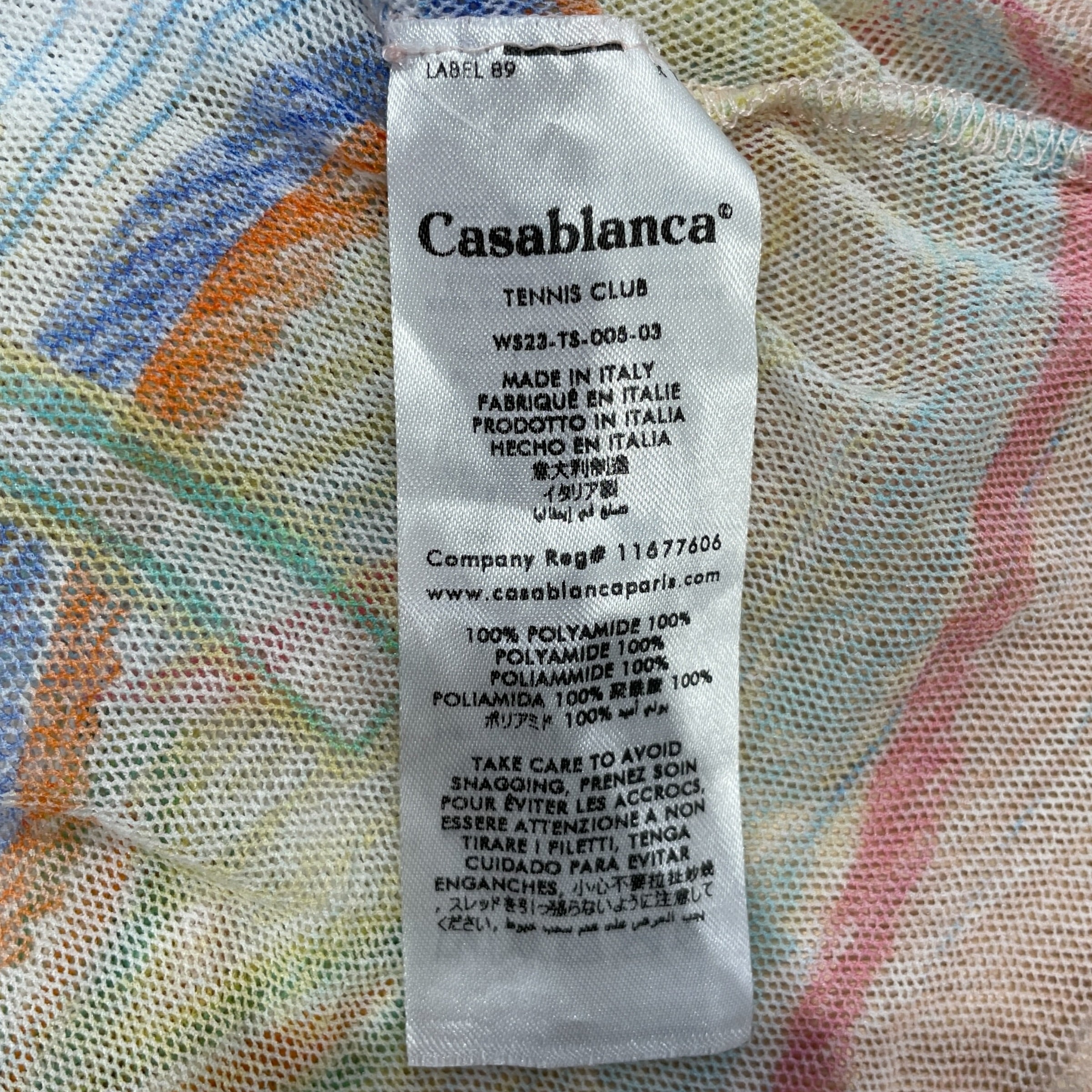 CASABLANCA/Blouse/XS/Graphic/MLT/casablanca LS view 4