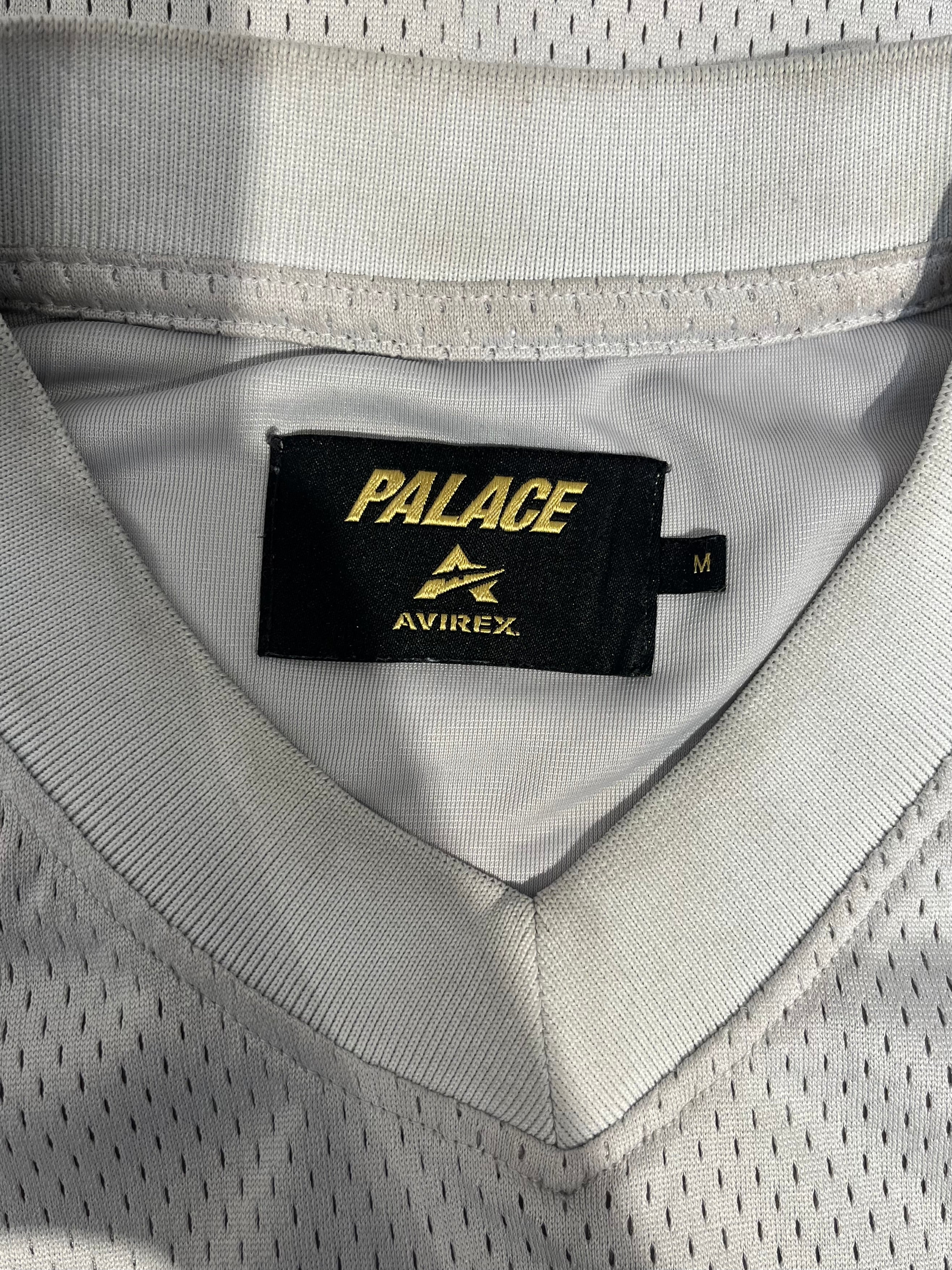 AVIREX/PALACE/T-Shirt/M/Polyester/GRY/jersey view 3