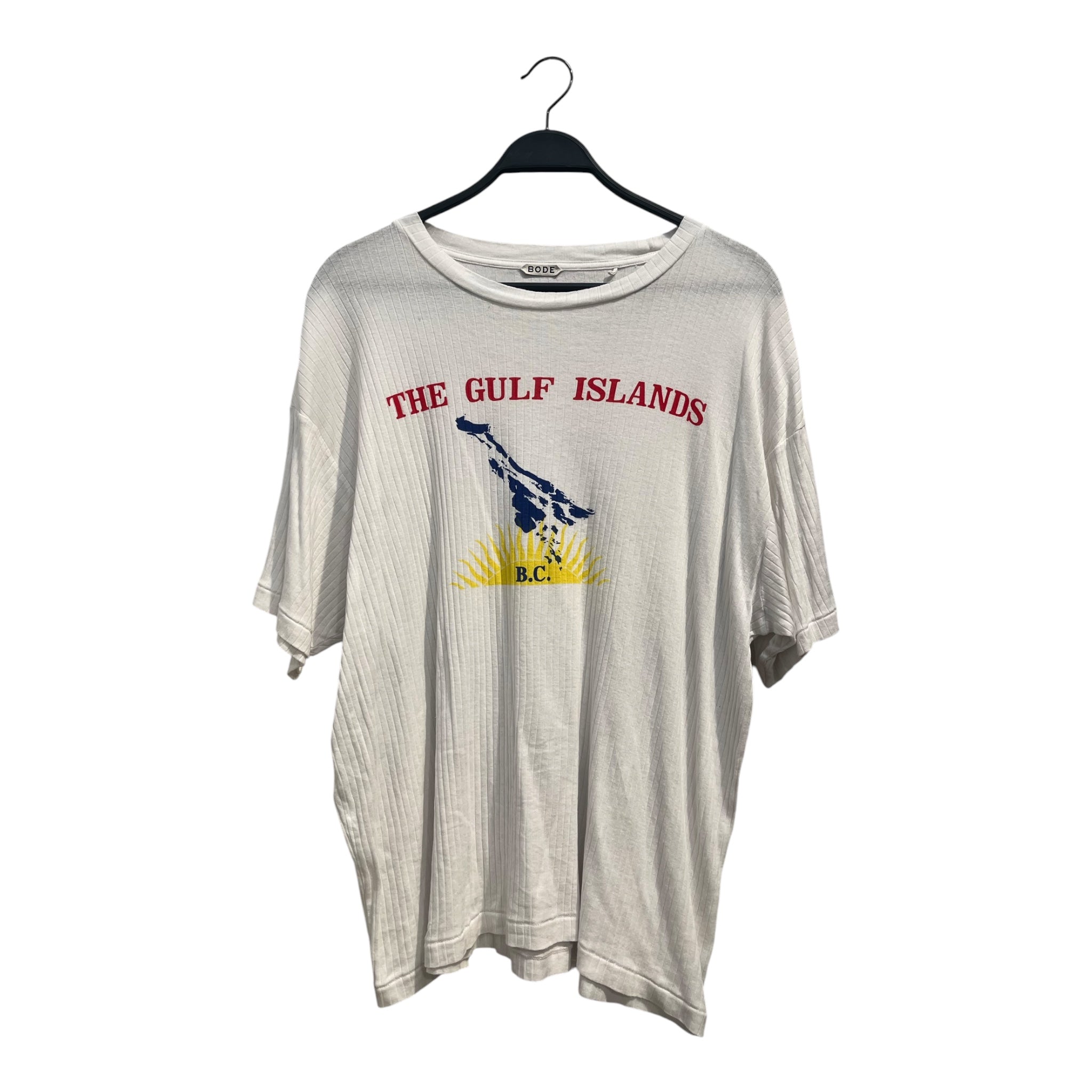 BODE/T-Shirt/M/Cotton/WHT/GULF ISLAND view 1