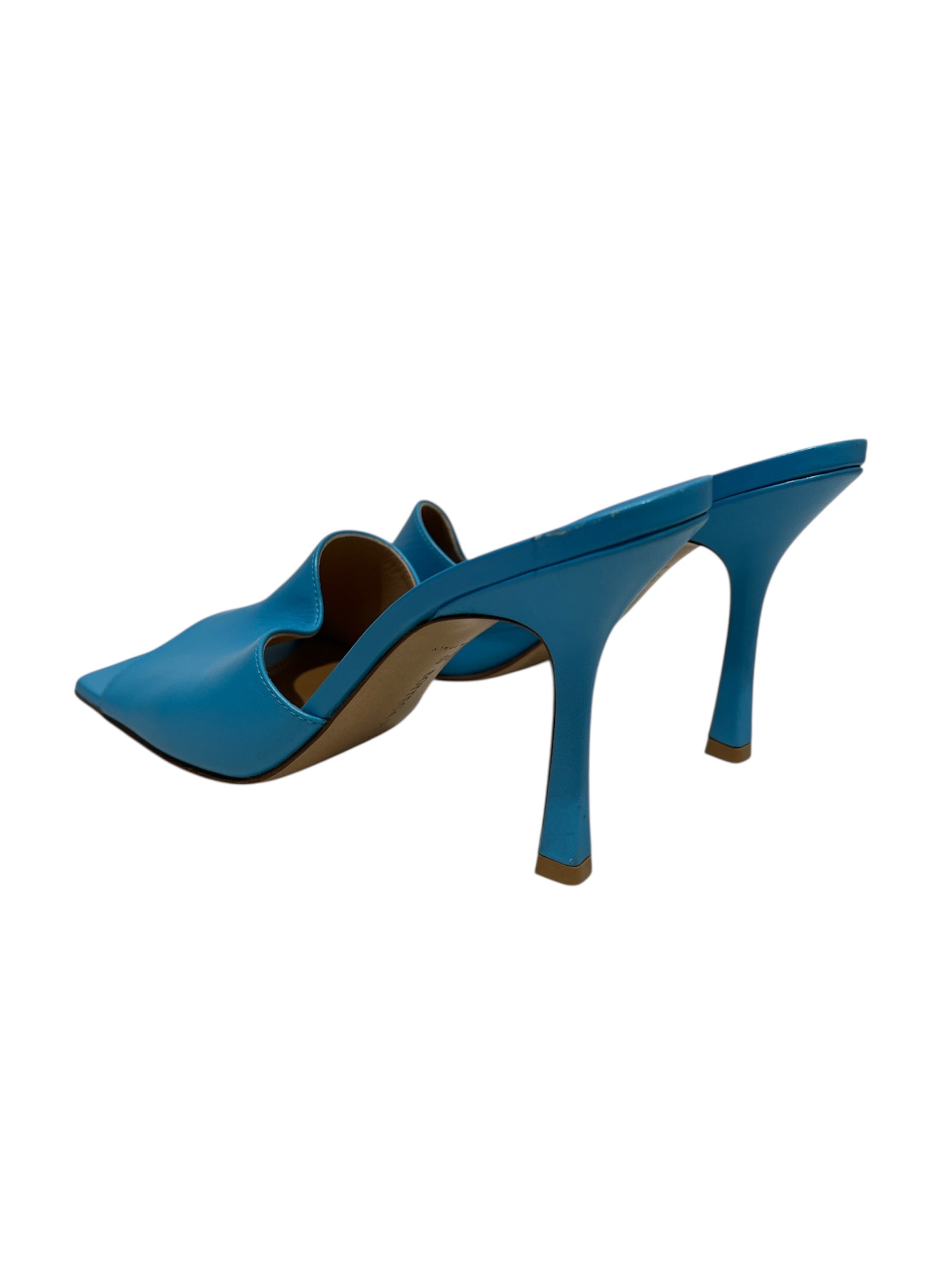 BOTTEGA VENETA/Heels/EU 38/Leather/BLU/Open-Toe/ view 2